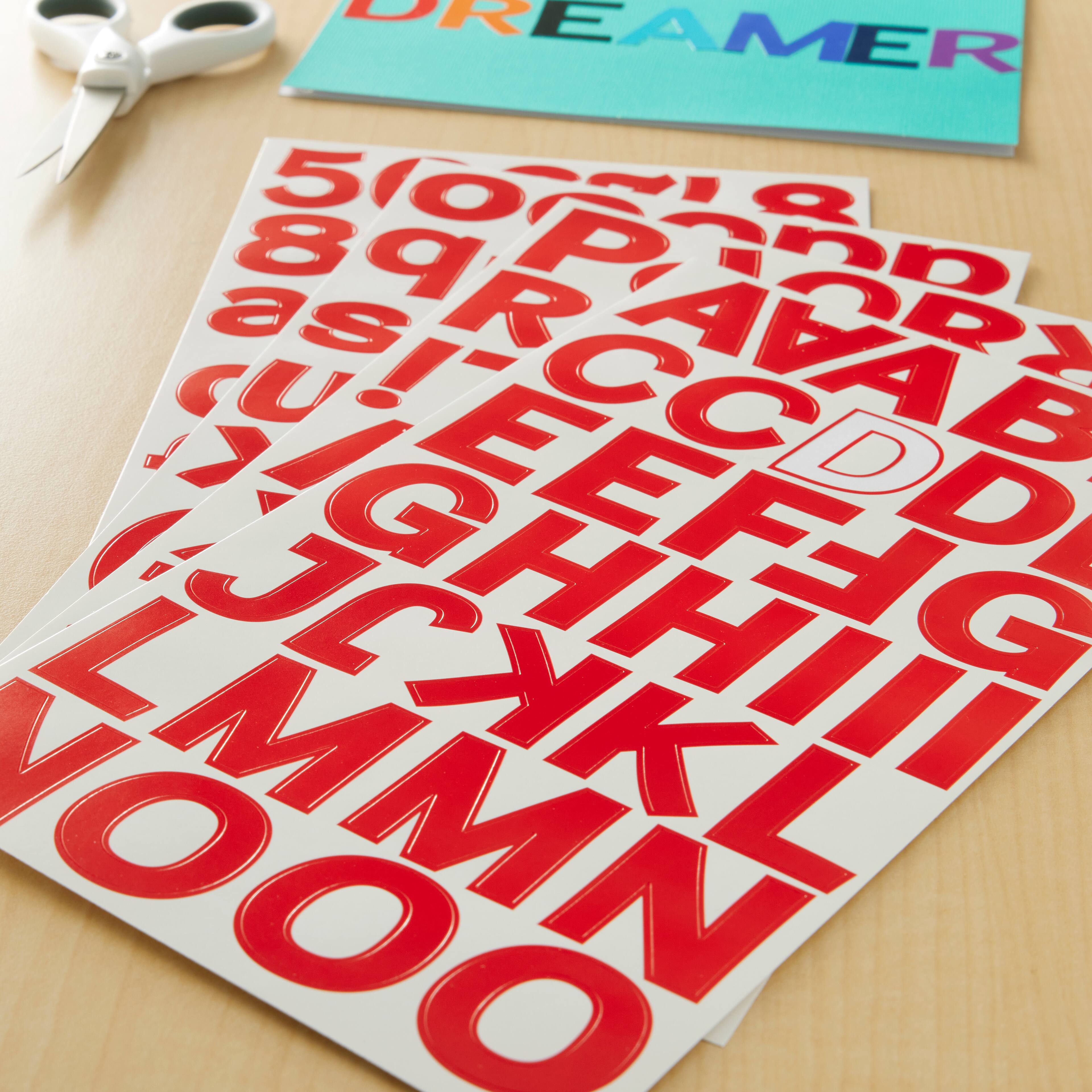 Block Alphabet & Number Stickers by Recollections™