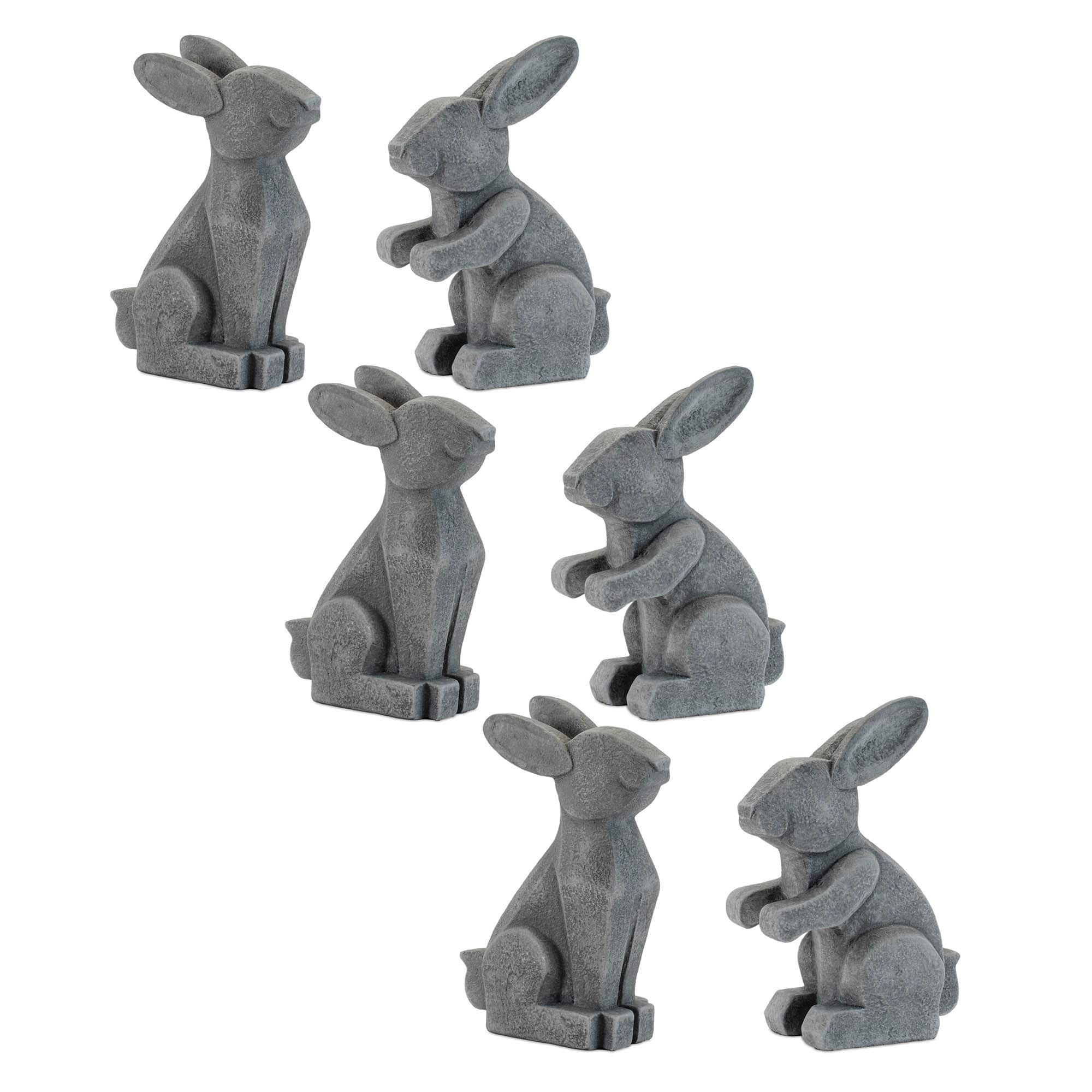 Melrose Modern Sitting Bunny Figurines Set