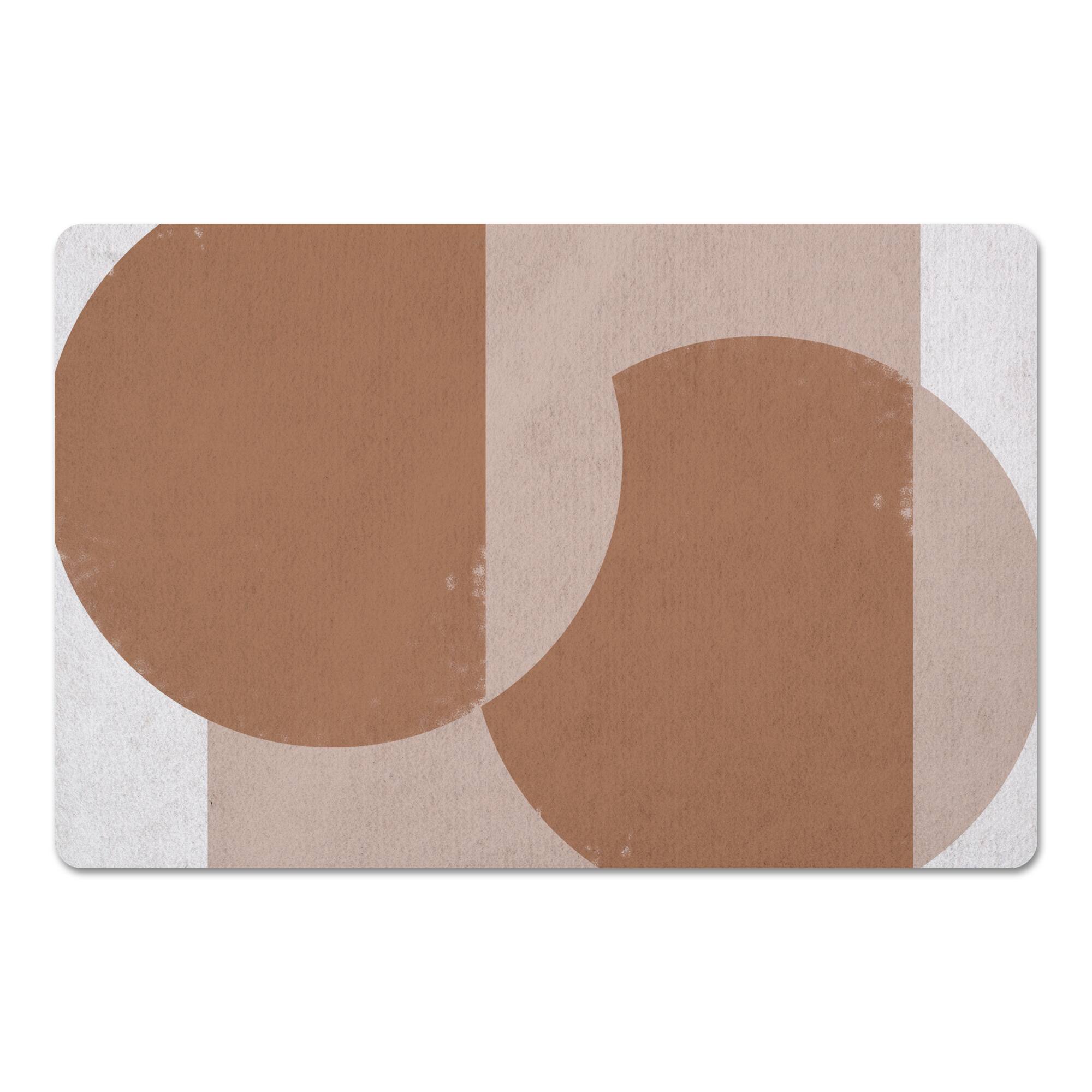Cut Out Circles 27" x 18" Floor Mat