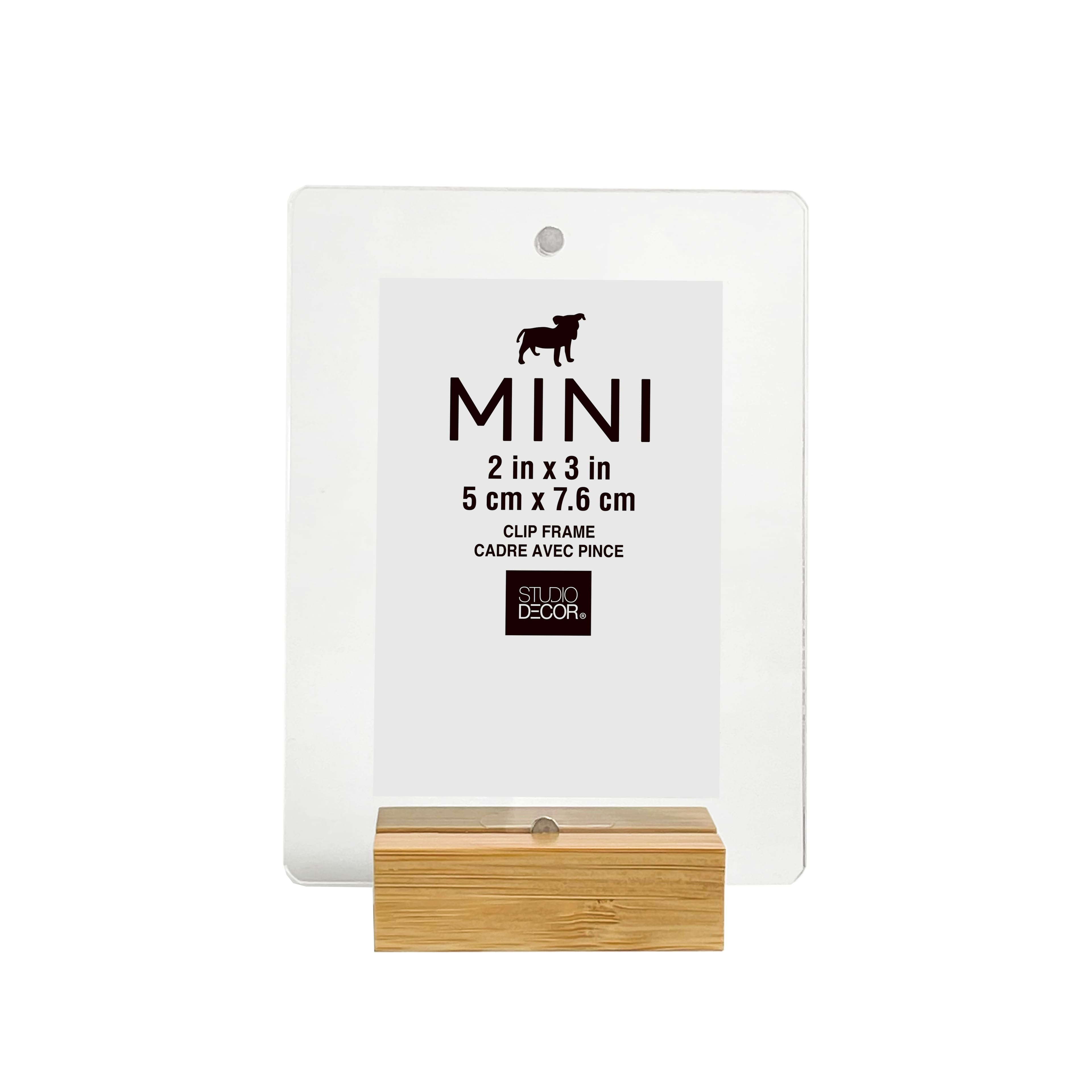 Mini Natural Bamboo & Acrylic Frame by Studio Décor®