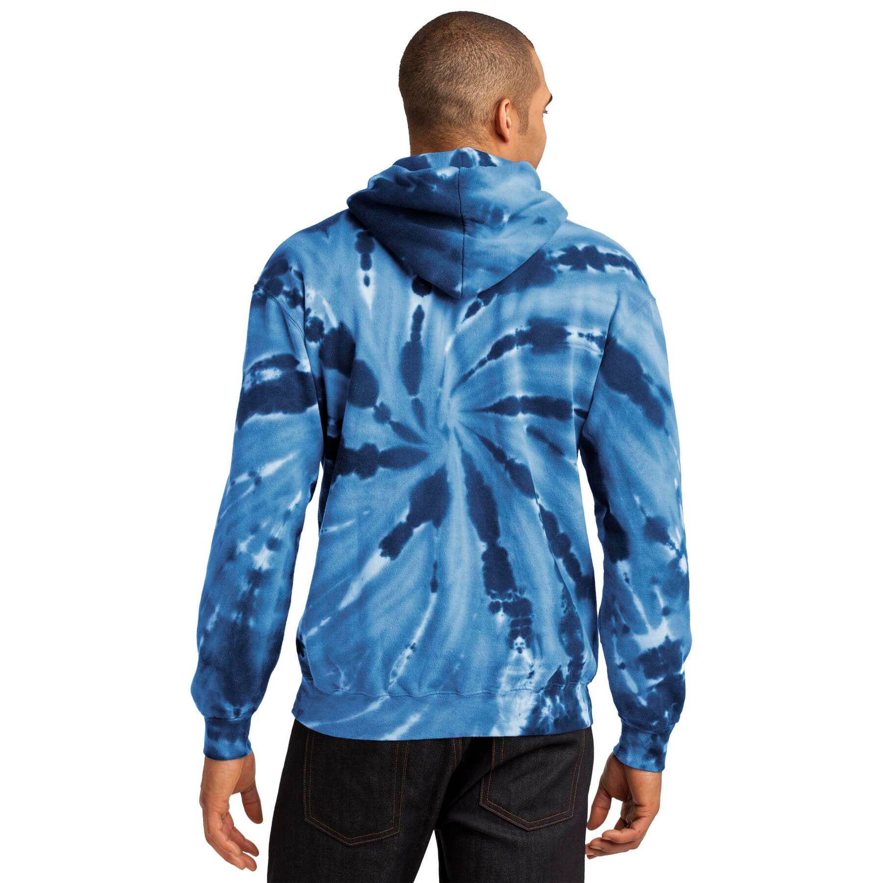Port & Company® Tie-Dye Pullover Hooded Adult Sweatshirt