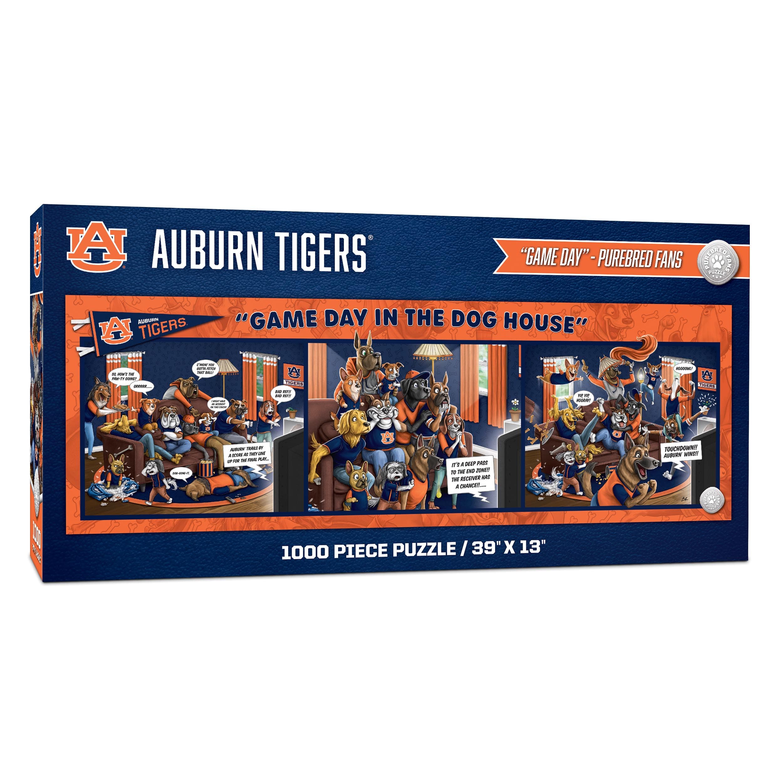 College Game Day in the Dog House 1,000 Piece Puzzle