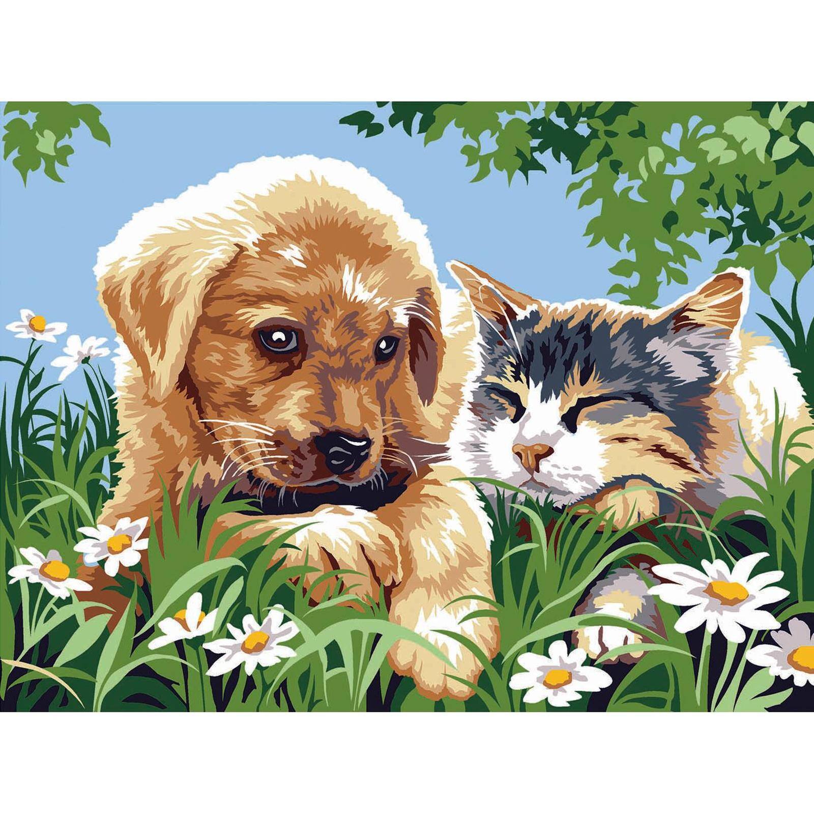 Seg De Paris Summer Hug Printed Tapestry Needlepoint Canvas