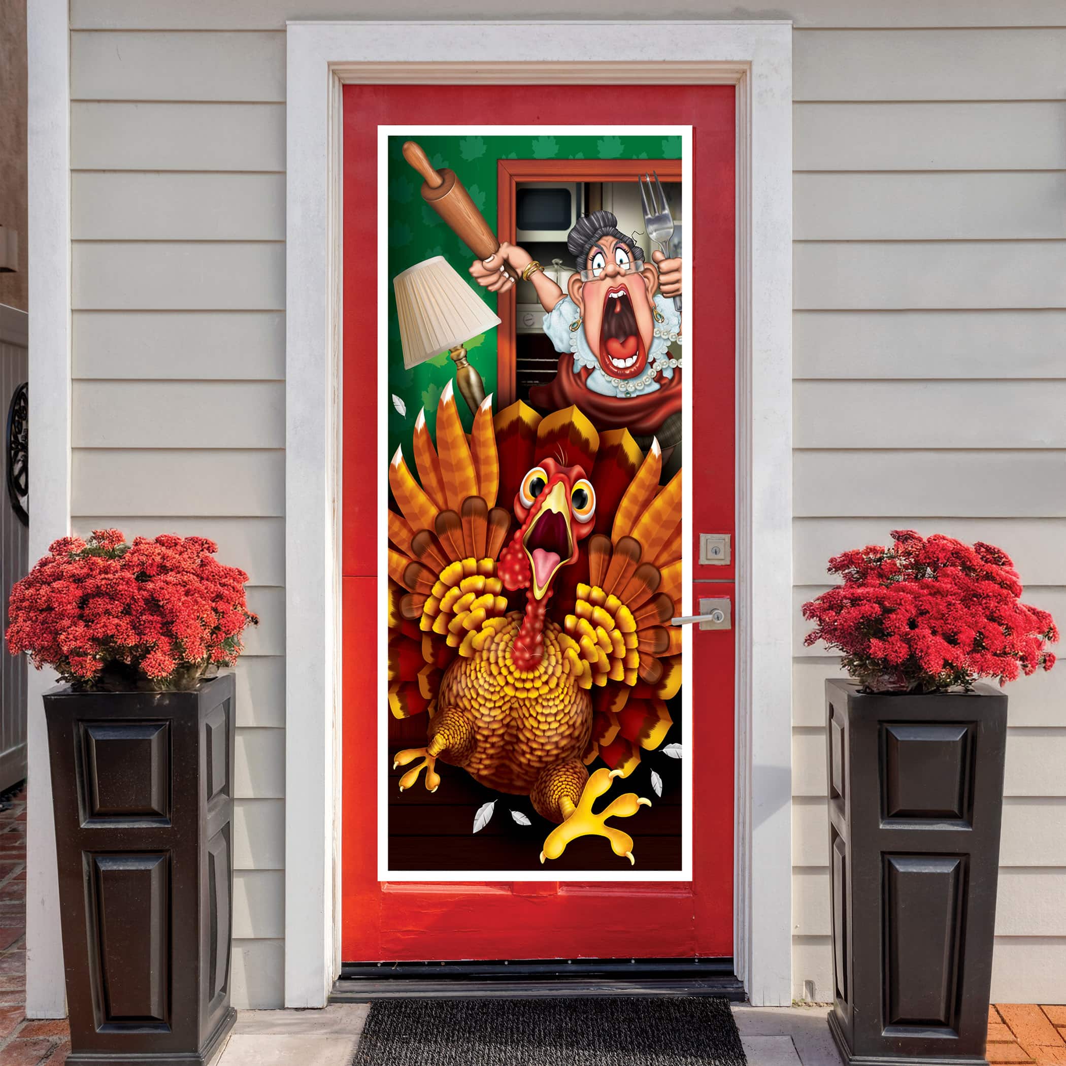 Beistle 30" x 6ft. Wild Turkey Door Covers, 2ct.