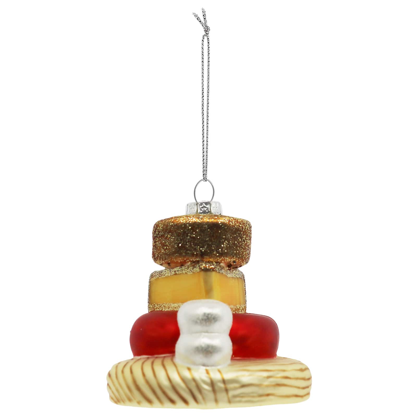 3" Cheese Stack Glass Ornament by Ashland®