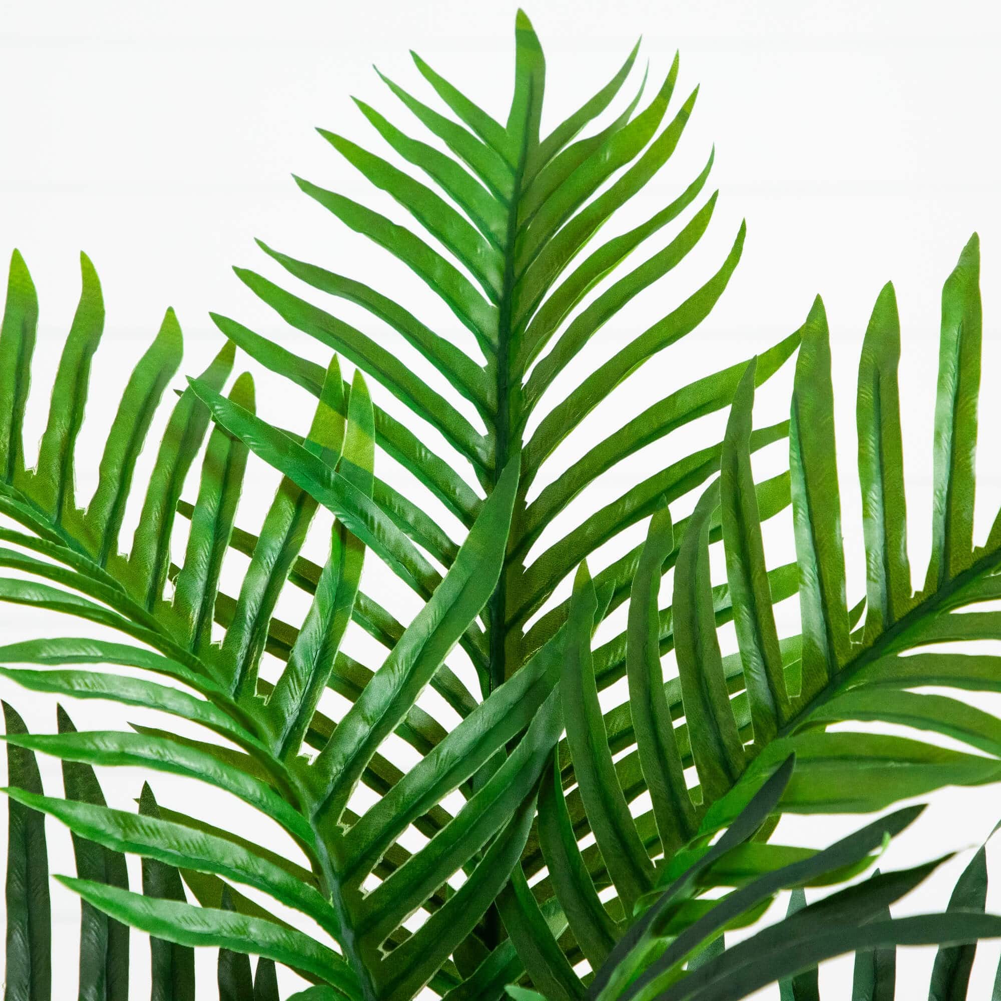 3ft. UV Resistant Artificial Double Robellini Palm Tree (Indoor/Outdoor)