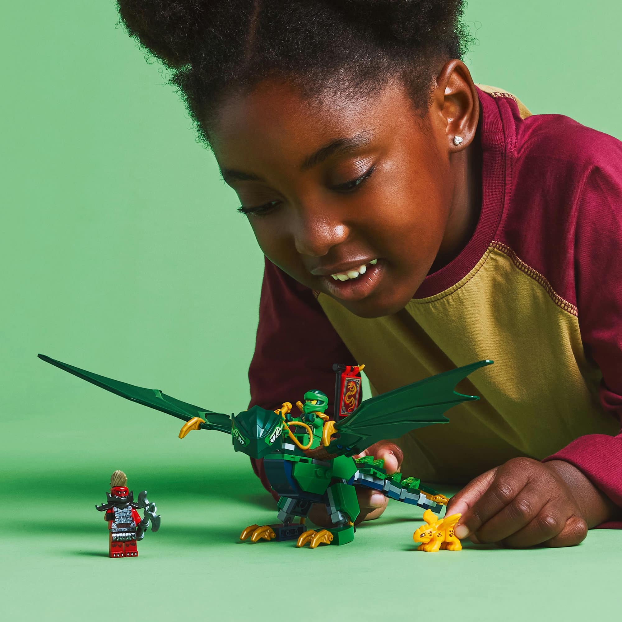 LEGO® NINJAGO® Lloyd’s Green Forest Dragon Toy 71829