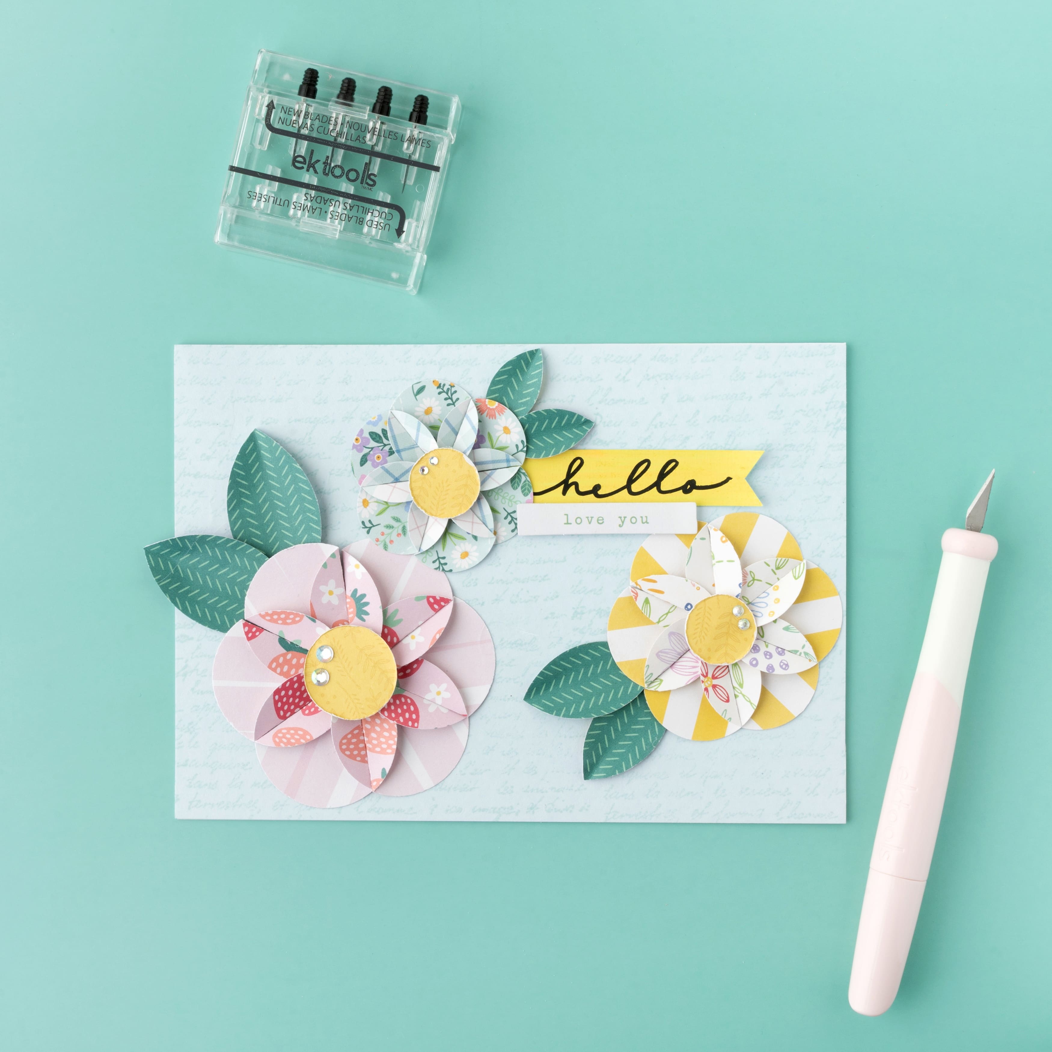 EK Tools Retractable Knife with 5 Replacement Blades