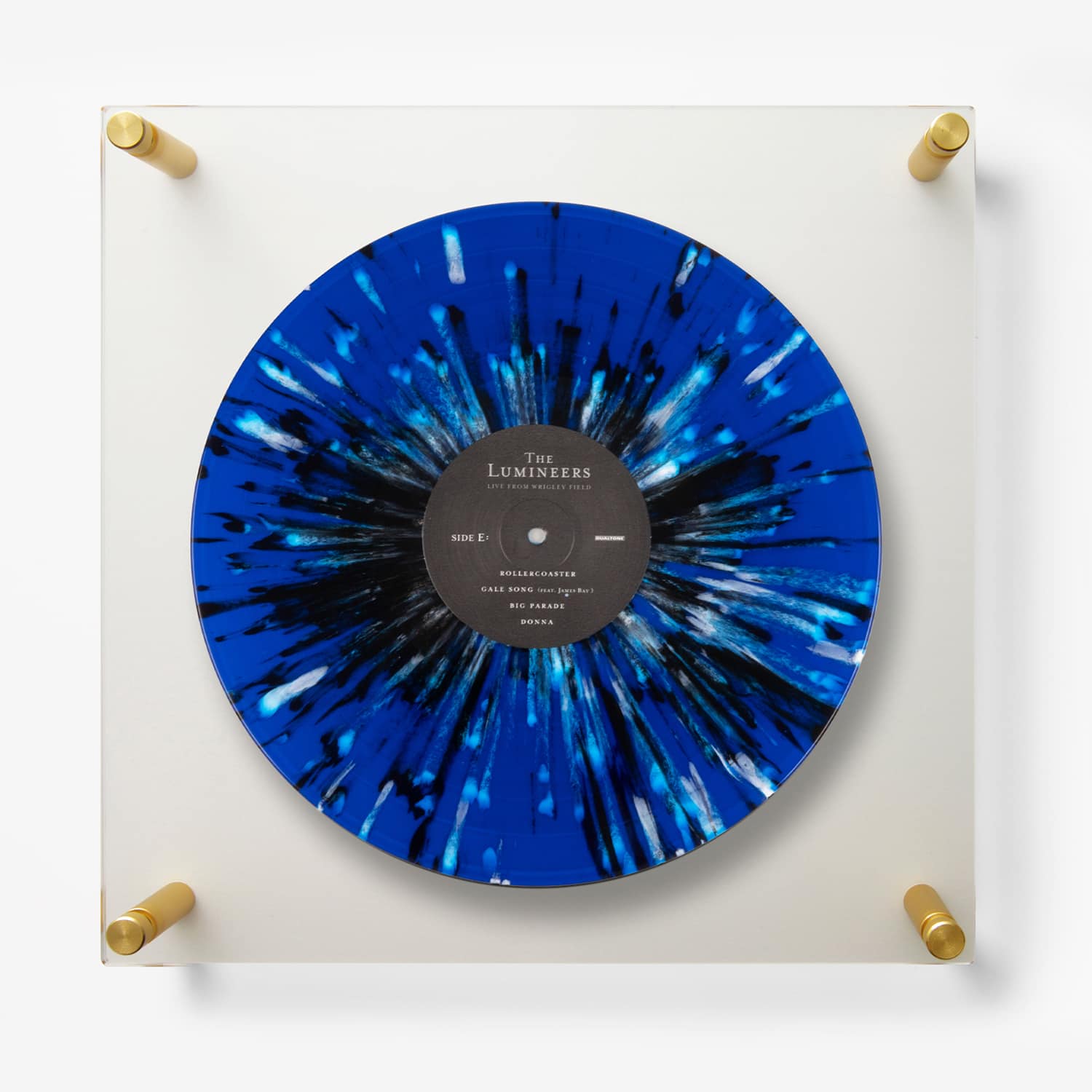 Wexel Art 12'' x 12'' Circle Vinyl Record Album Frame with Acrylic Mat