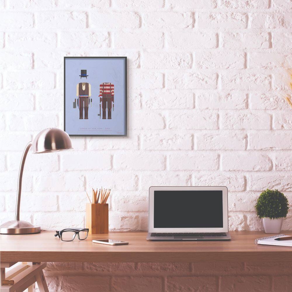 Stupell Industries Gangs of New York Wall Art in Black Frame