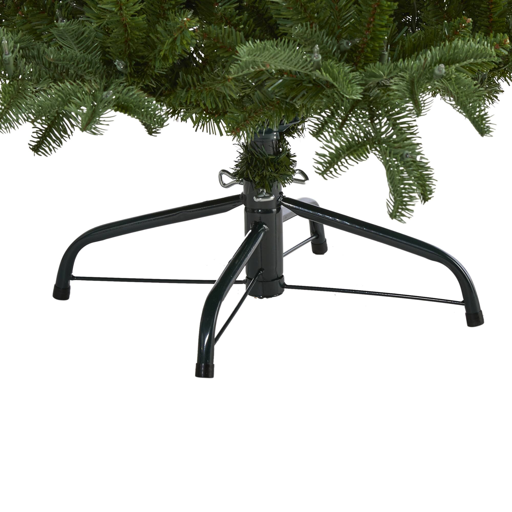 6ft. Pre-Lit South Carolina Fir Artificial Christmas Tree, Clear LED Lights