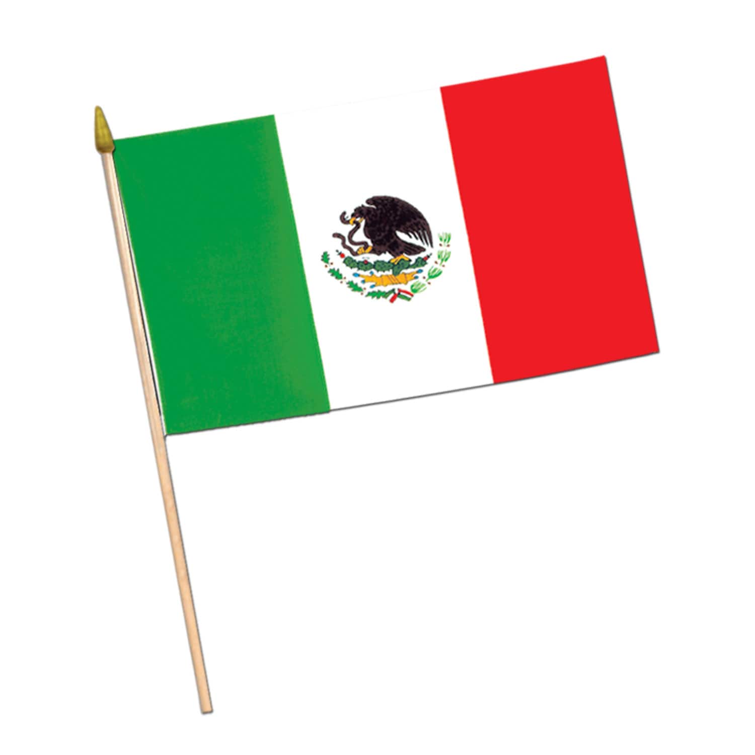 Beistle 11" x 18" Mexican Fabric Flags, 4ct.