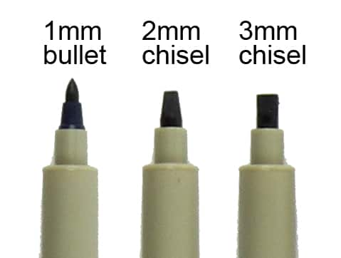 12 Packs: 3 ct. (36 total) Pigma® Graphic™ Black Pen Set