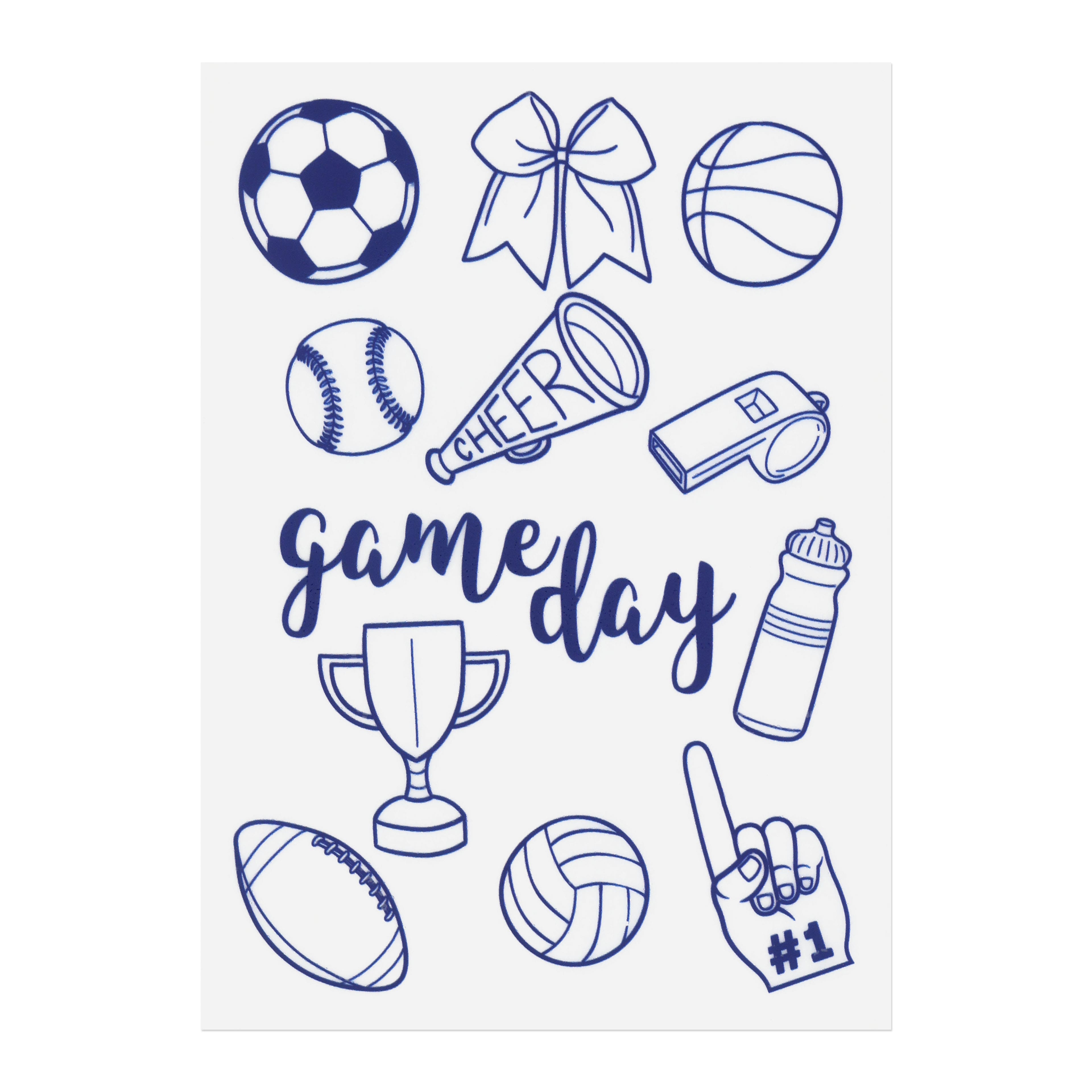 Multiple Game Day Direct to Film Transfer by Make Market®