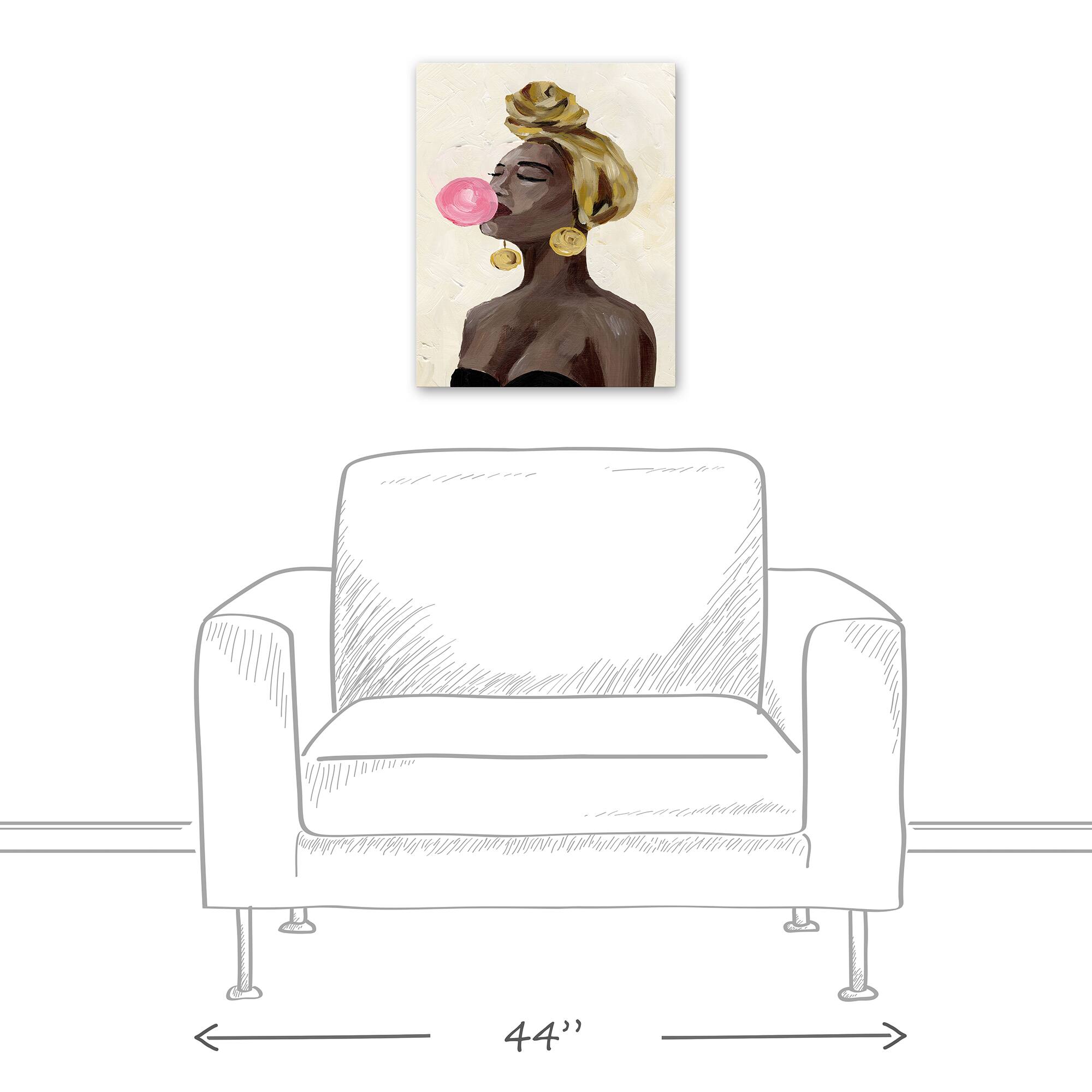 Bubble Gum Fashion 16" x 20" Canvas Wall Art