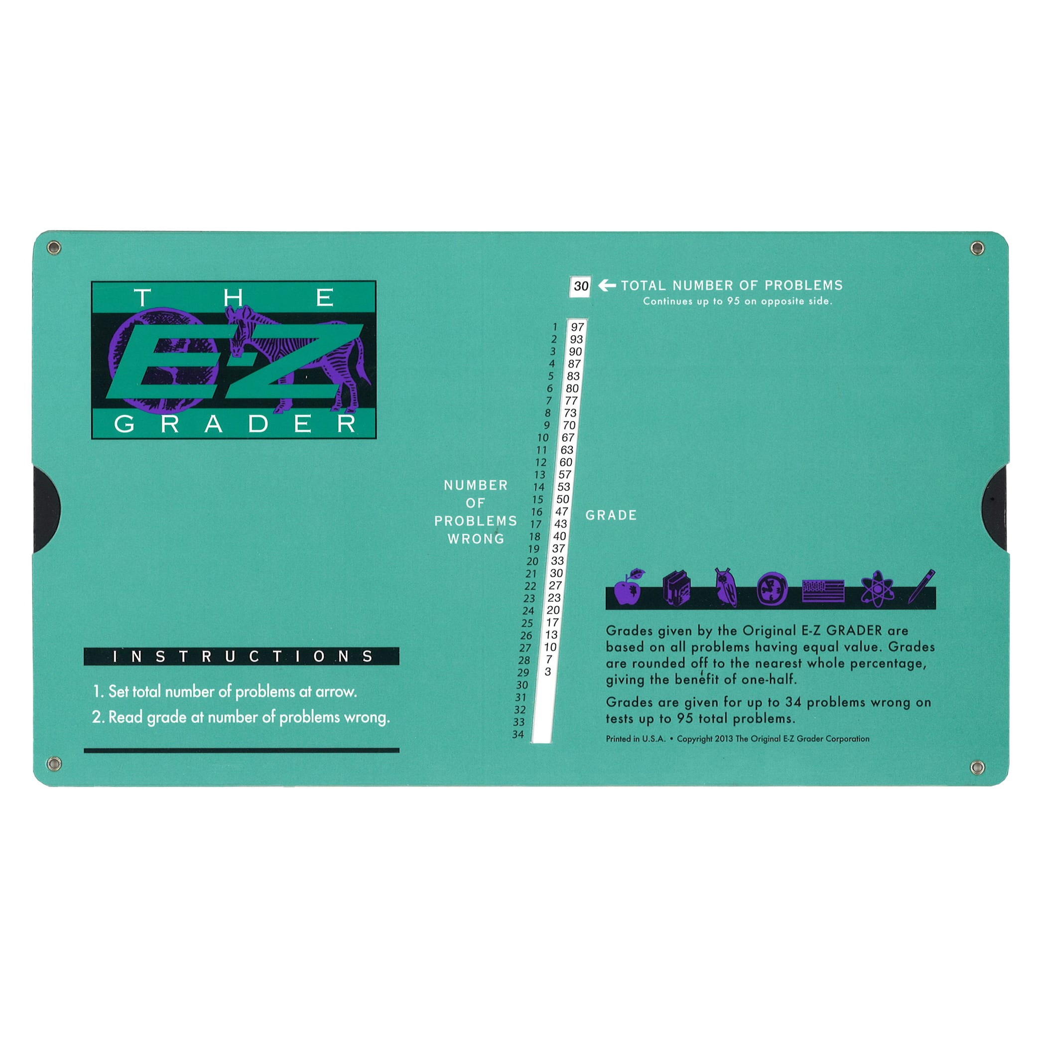 Original Green E-Z Grader, 3ct.