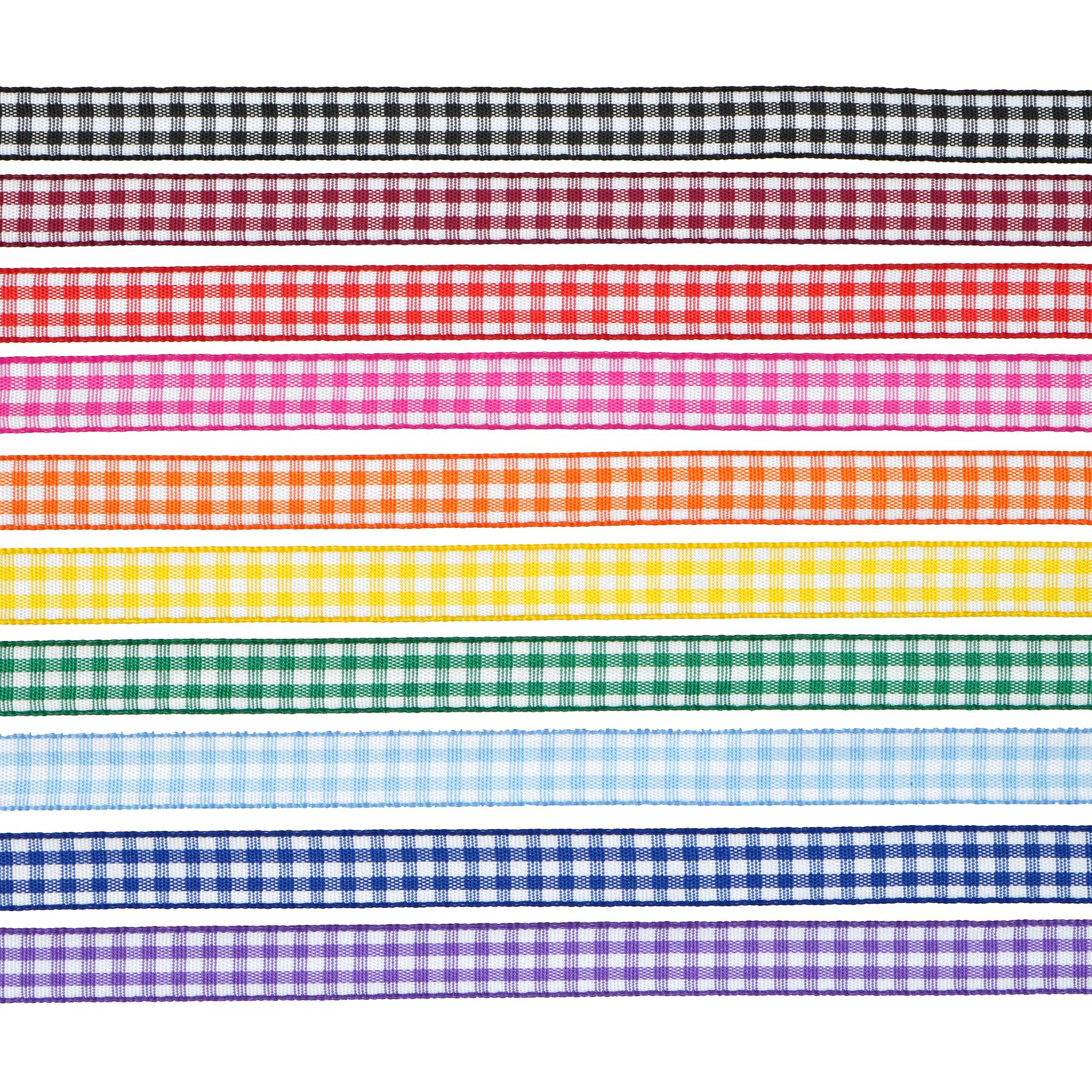 3/8" x 2yd. Gingham Value Pack Ribbon by Celebrate It®