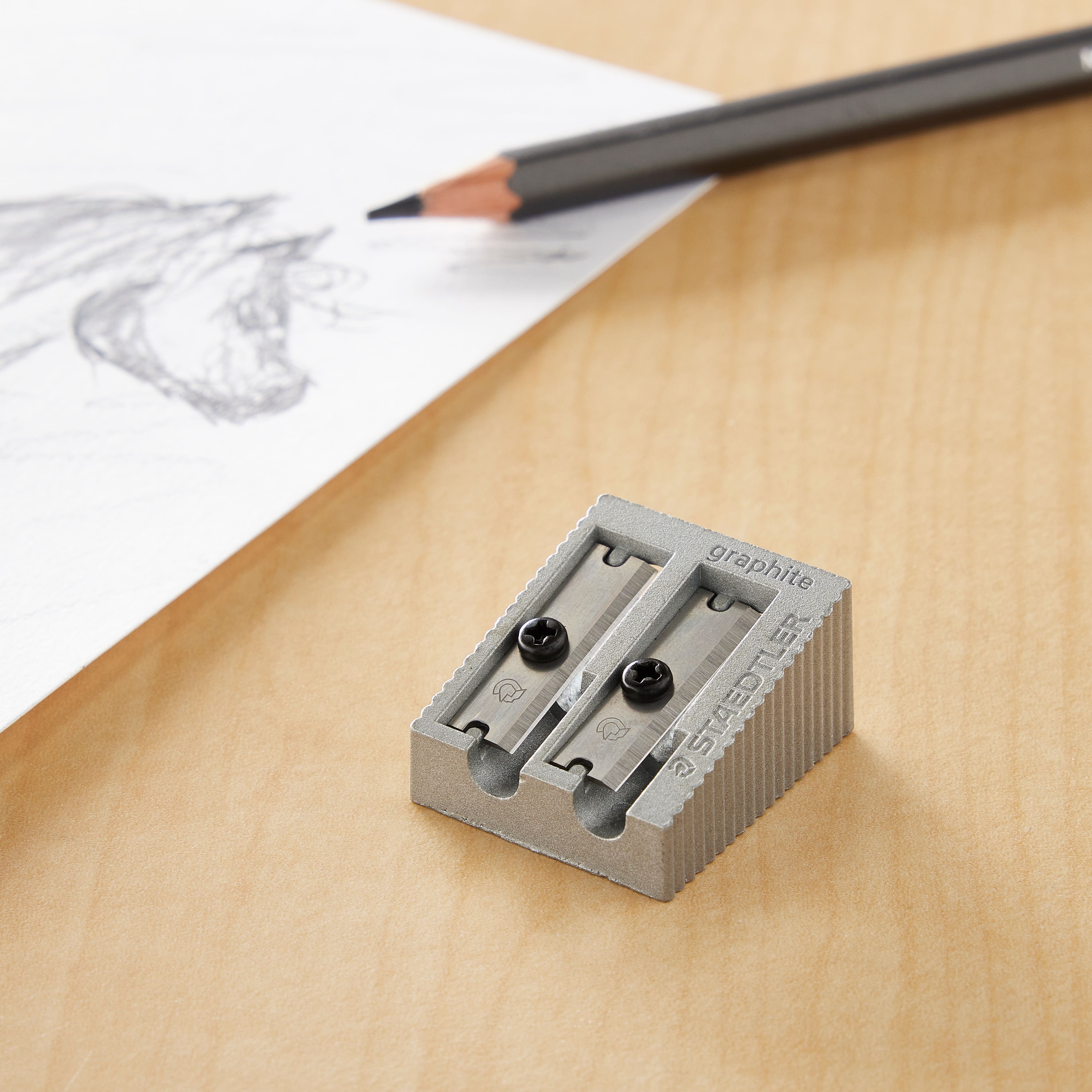 Staedtler® Metal Double Hole Sharpener