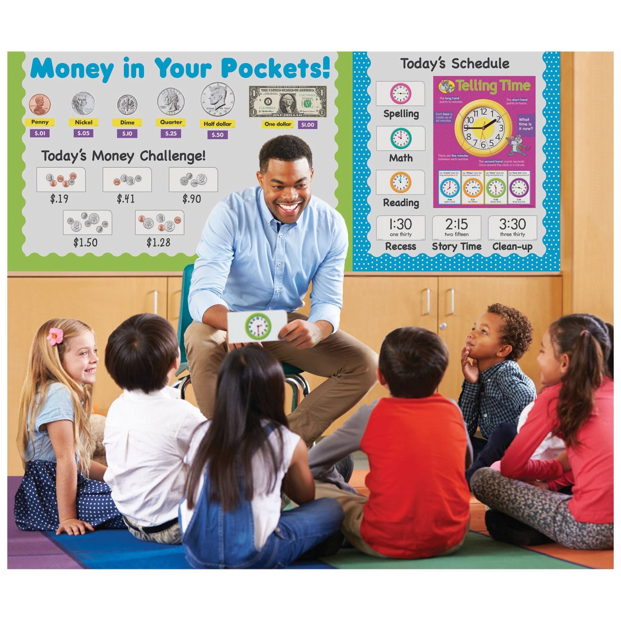 Trend Enterprises® Telling Time Skill Drill Flash Cards