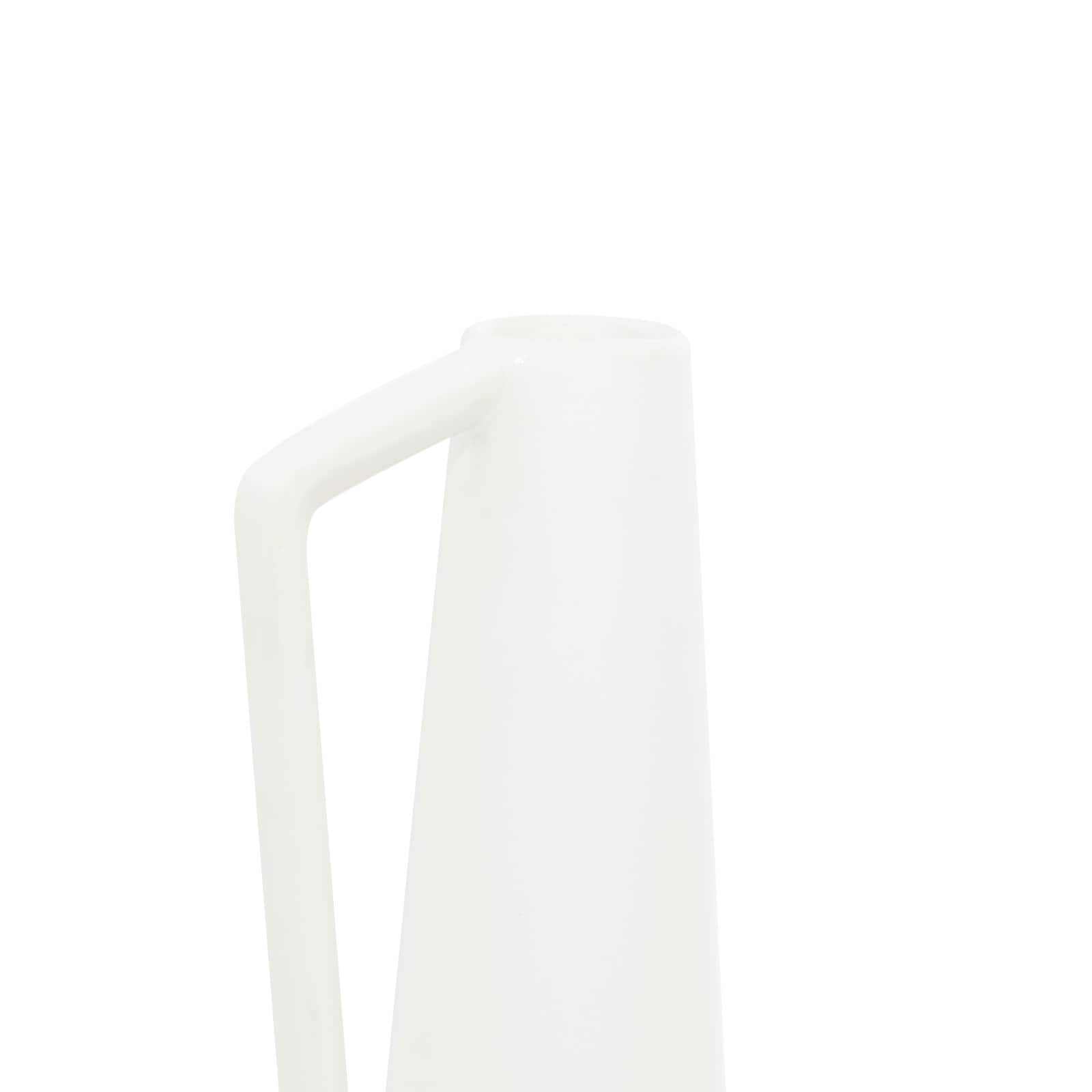 CosmoLiving by Cosmopolitan Set of 3 White Ceramic Modern Vase, 17", 16", 16"