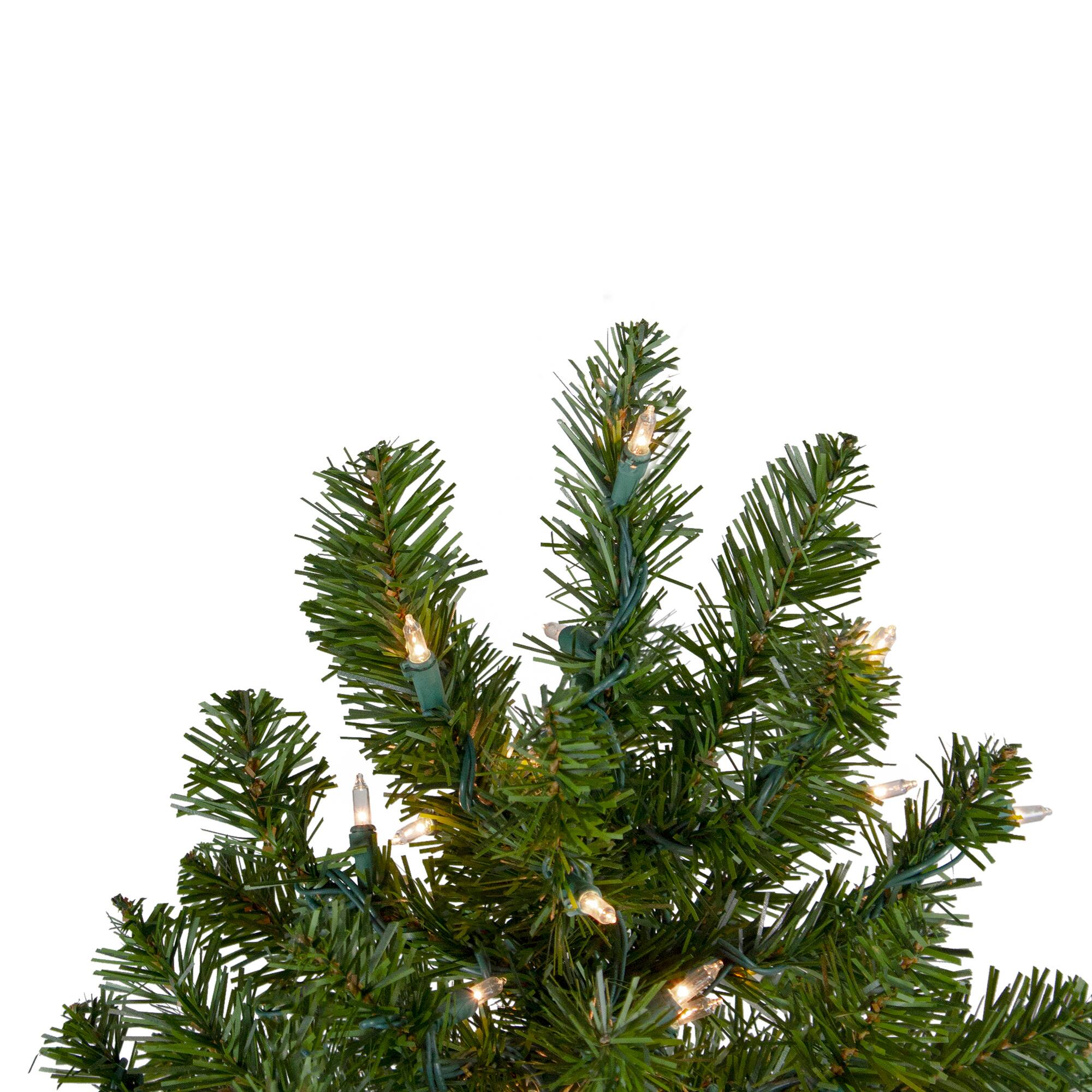 3ft. Pre-Lit Full Canadian Pine Artificial Christmas Tree, Clear Lights