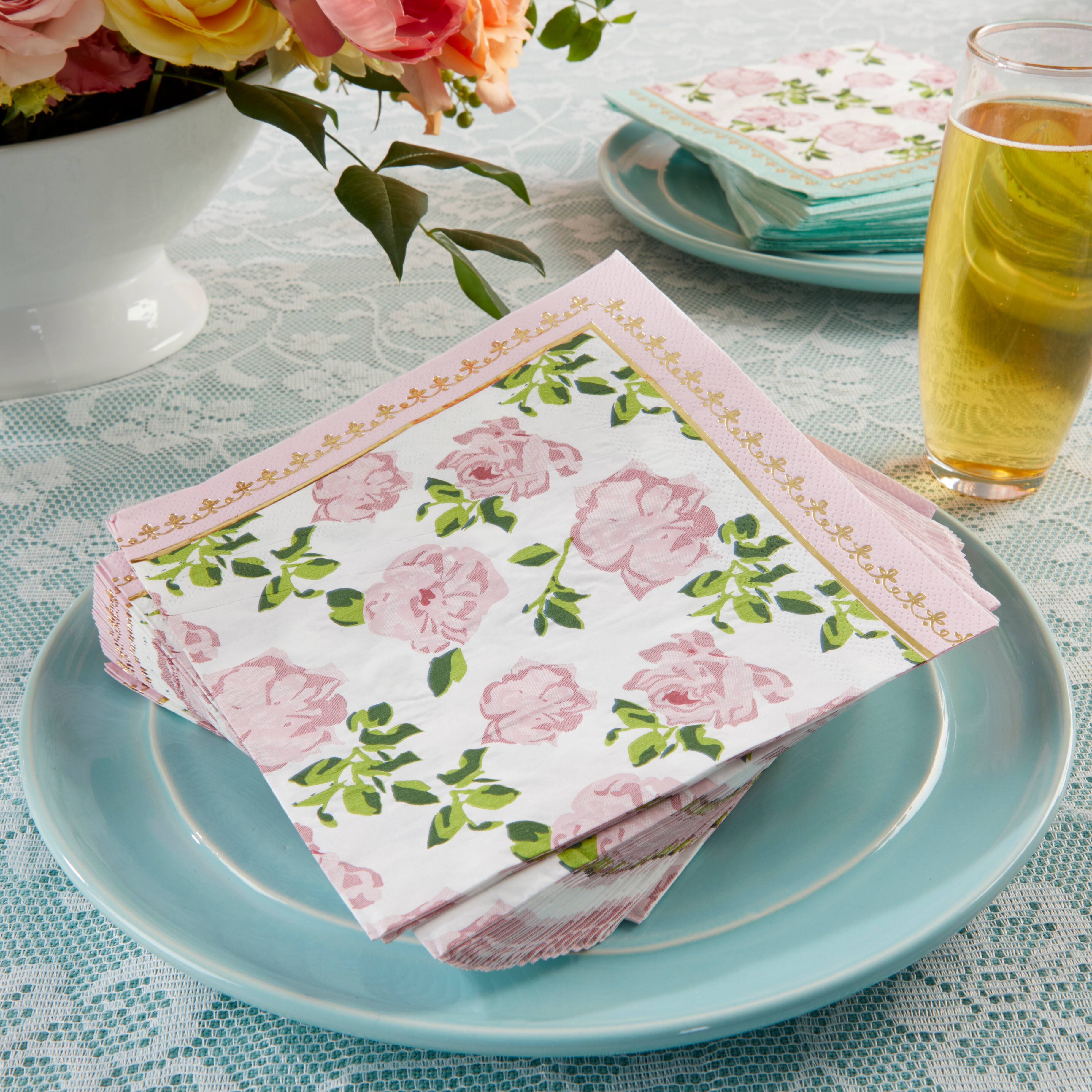 Kate Aspen® Pink Tea Time Whimsy Napkins, 60ct.