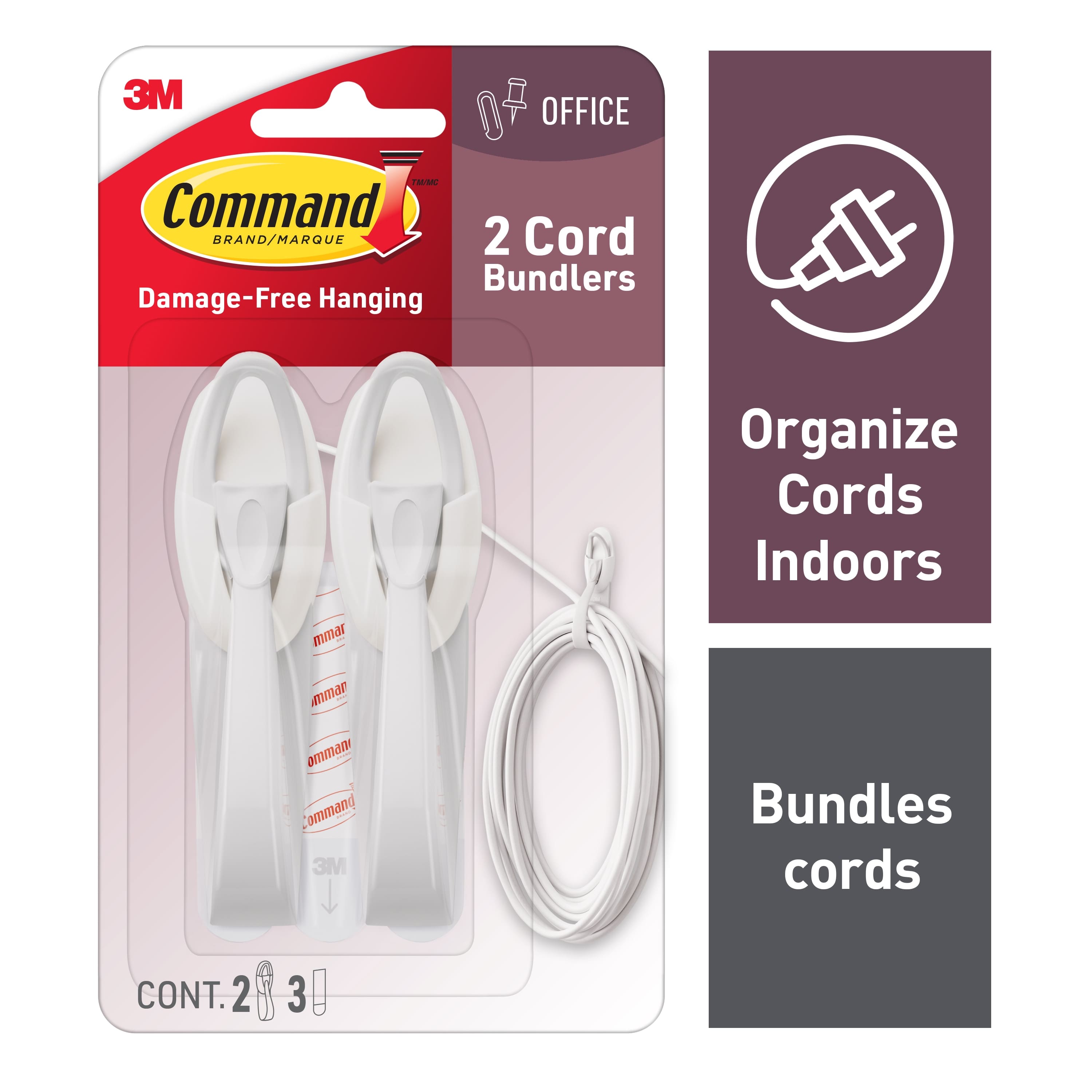 Command™ Cord Bundlers, 2ct.