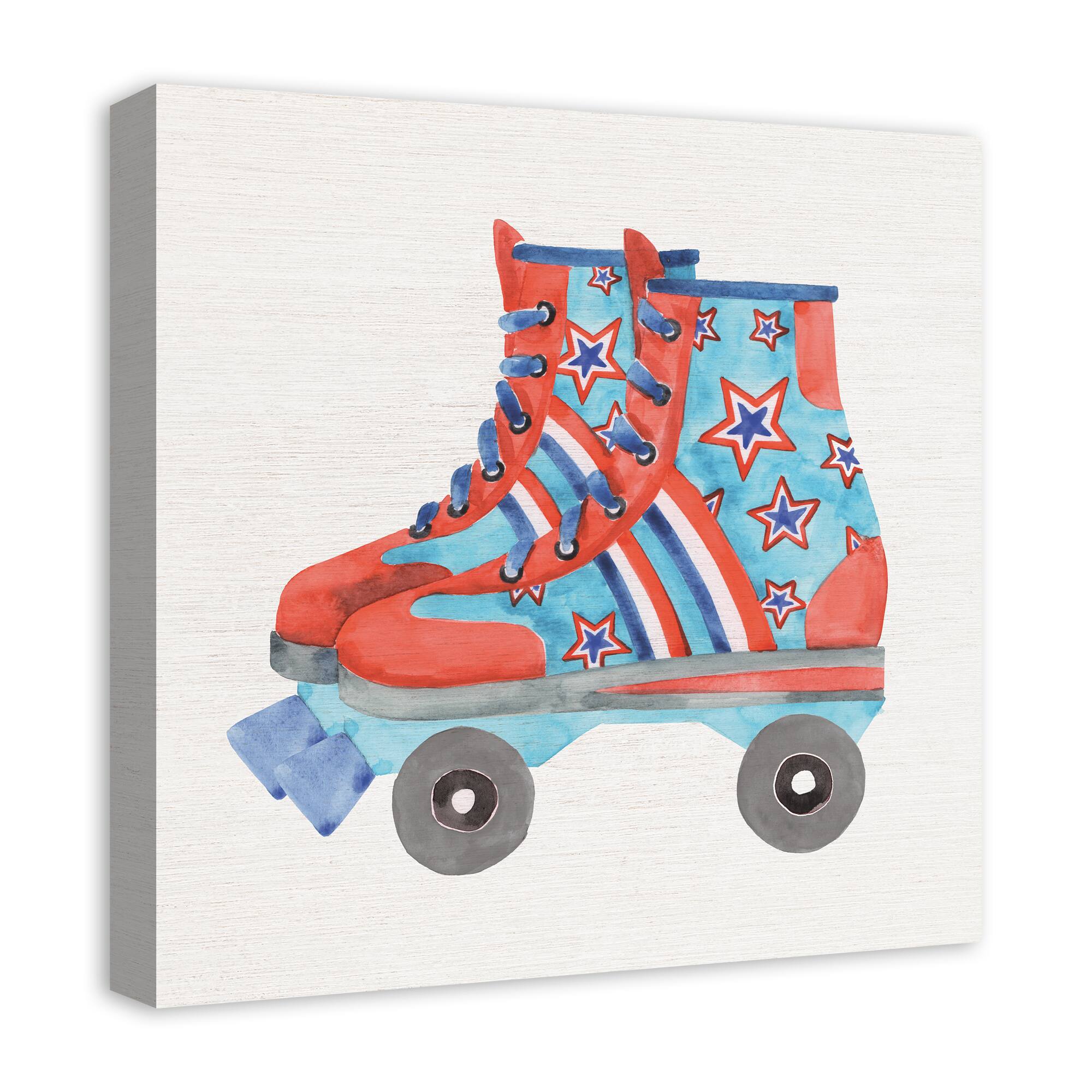 Superstar Rollerskate Canvas Wall Art