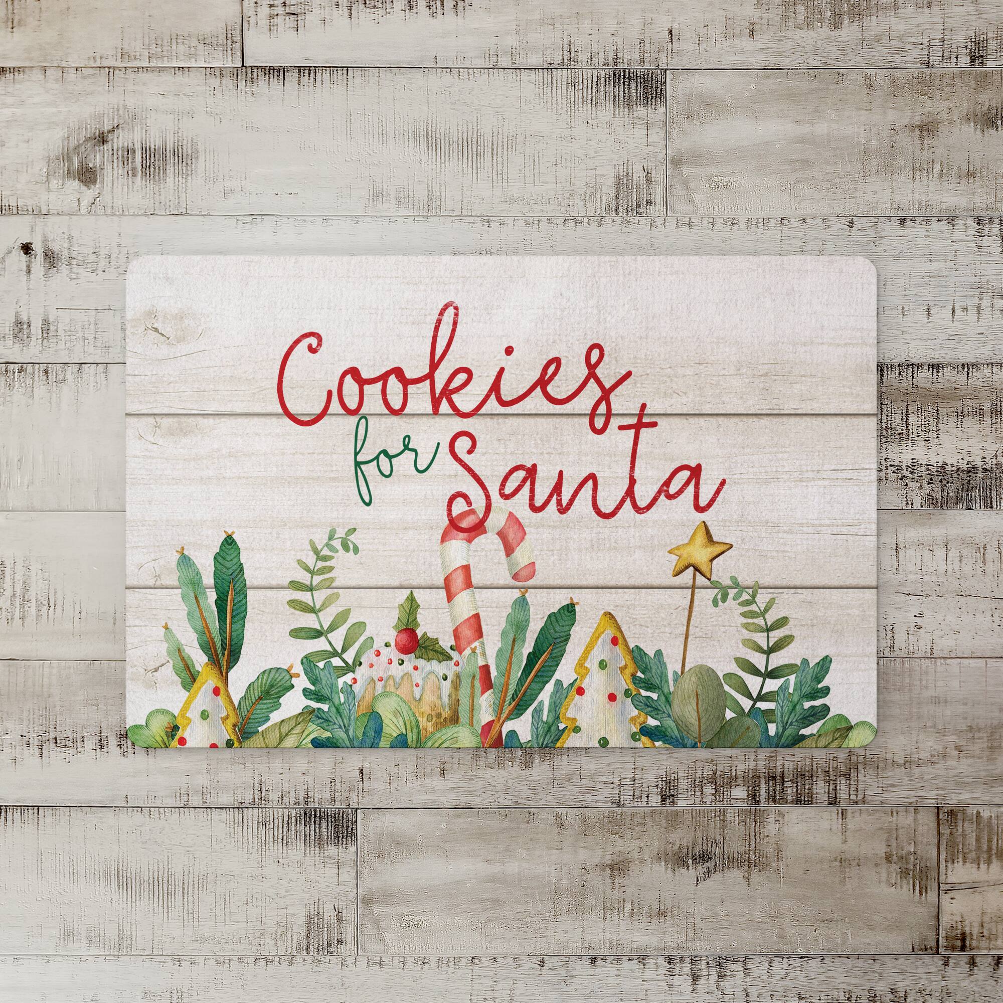 Cookies For Santa Floor Mat