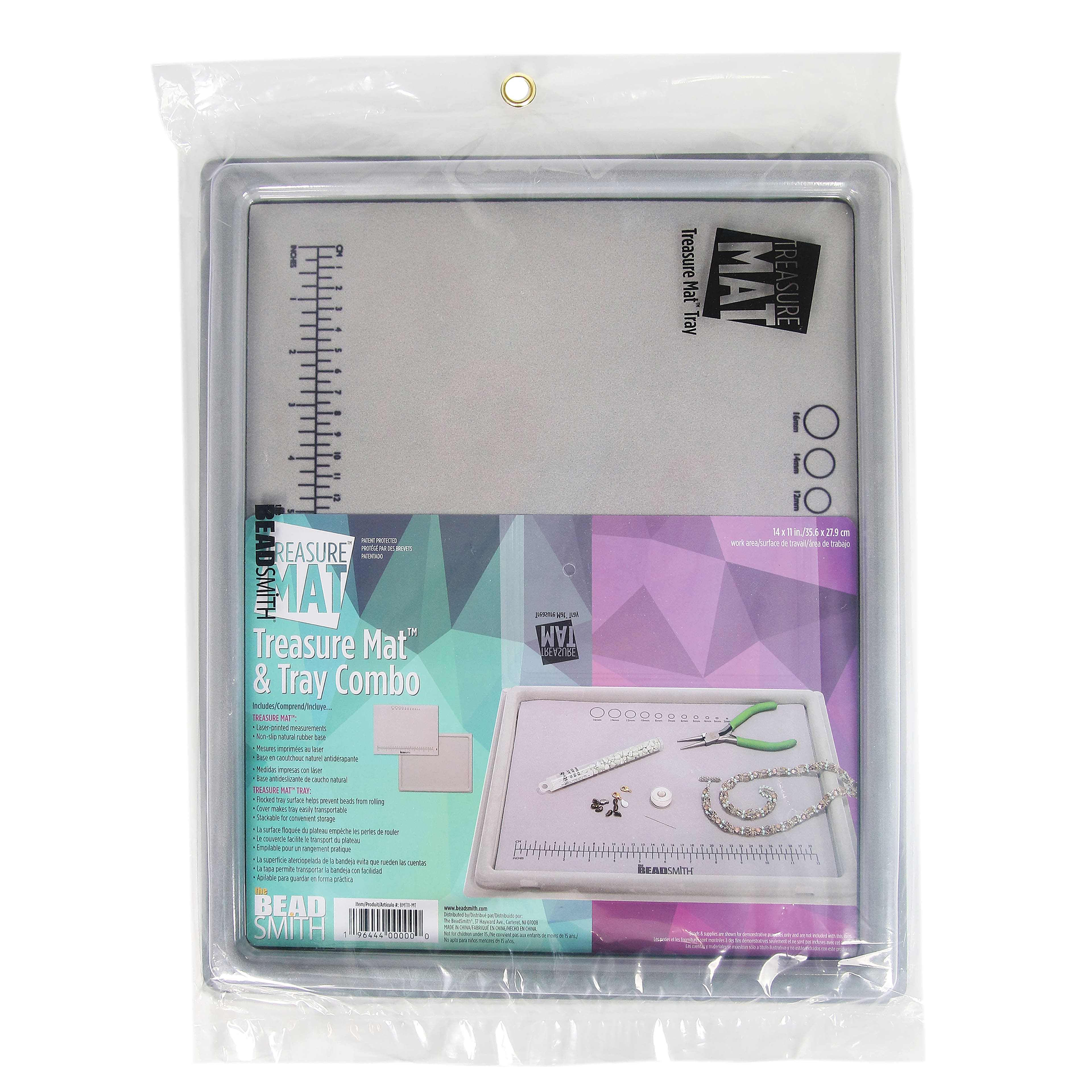 6 Pack: The Beadsmith® Treasure Mat™ & Tray Combo, 11" x 14"