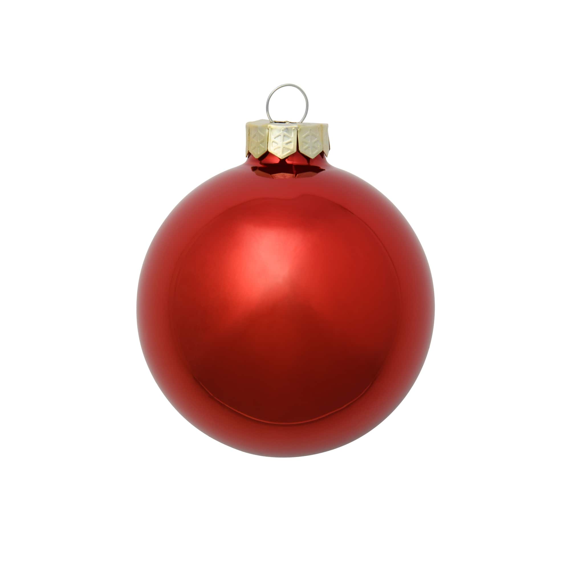 Whitehurst 28 Pack 2" Pearl Glass Ball Christmas Ornaments