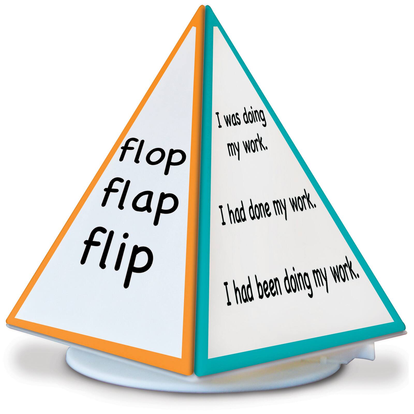 Spin & Write Pyramid™ Rotating Dry-Erase Board