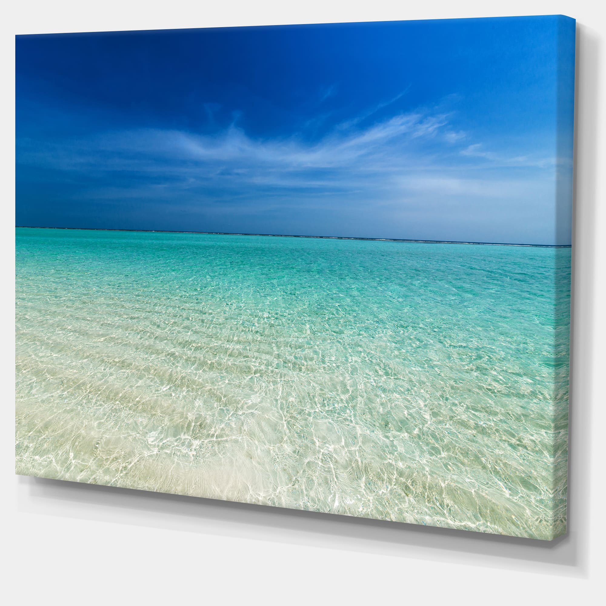 Designart - Turquoise Ocean Under Blue Sky