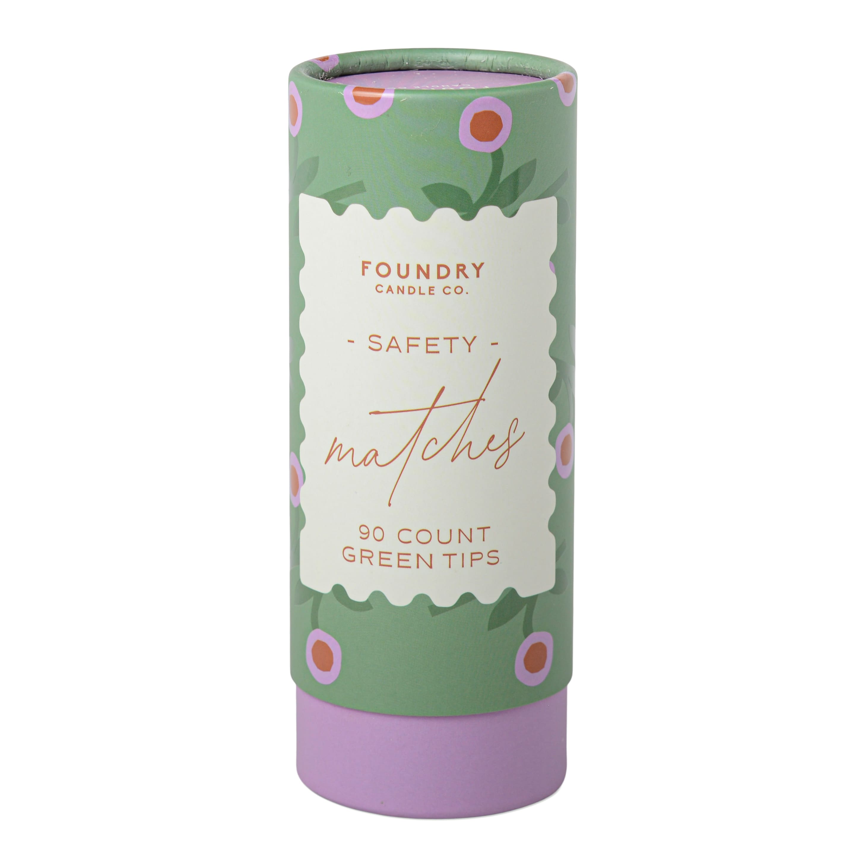 Foundry Candle Co. Green Tip Safety Matches