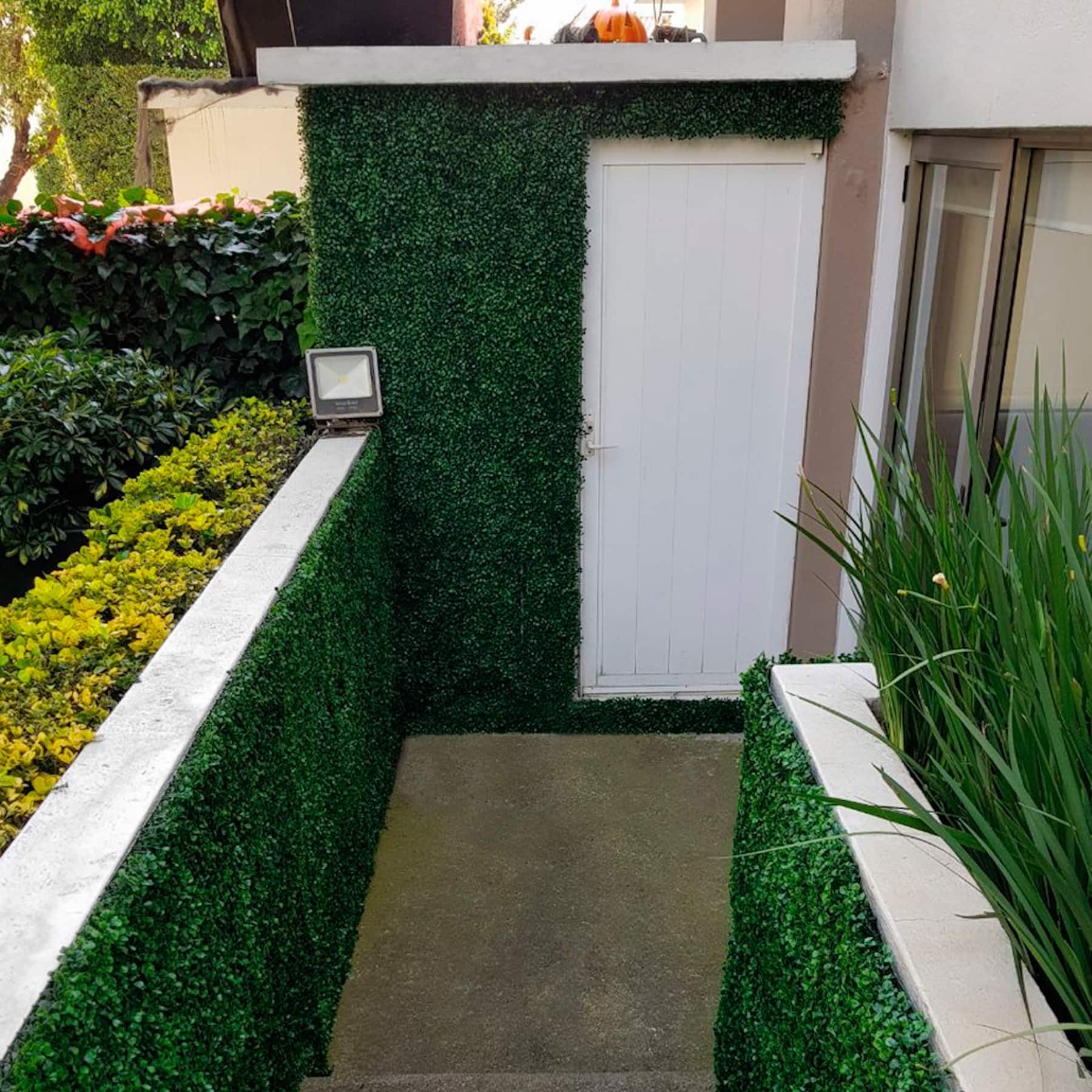 20" Ficus Style Plant Living Wall Panels, 4ct.