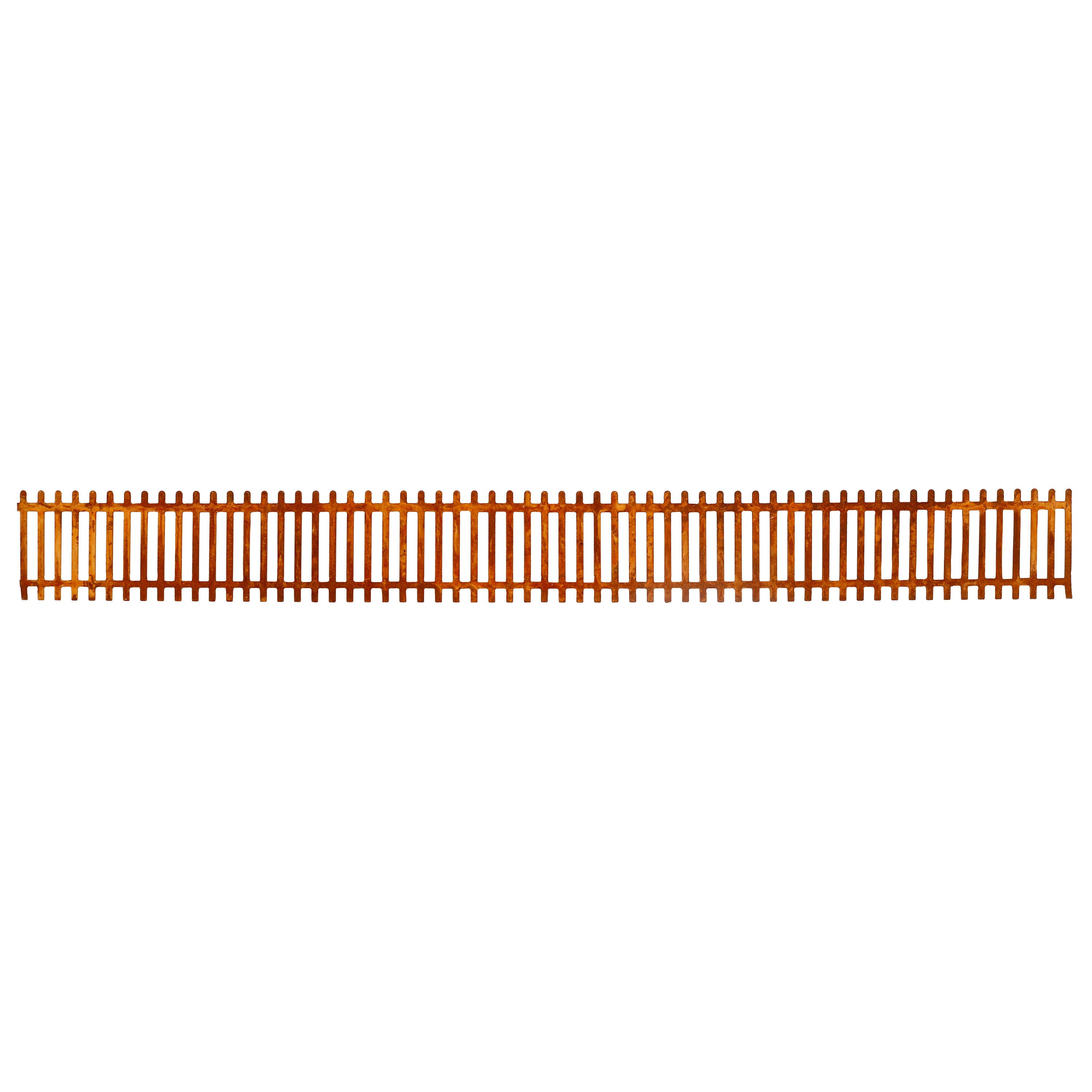 Mini Rusted Picket Fence by Ashland®
