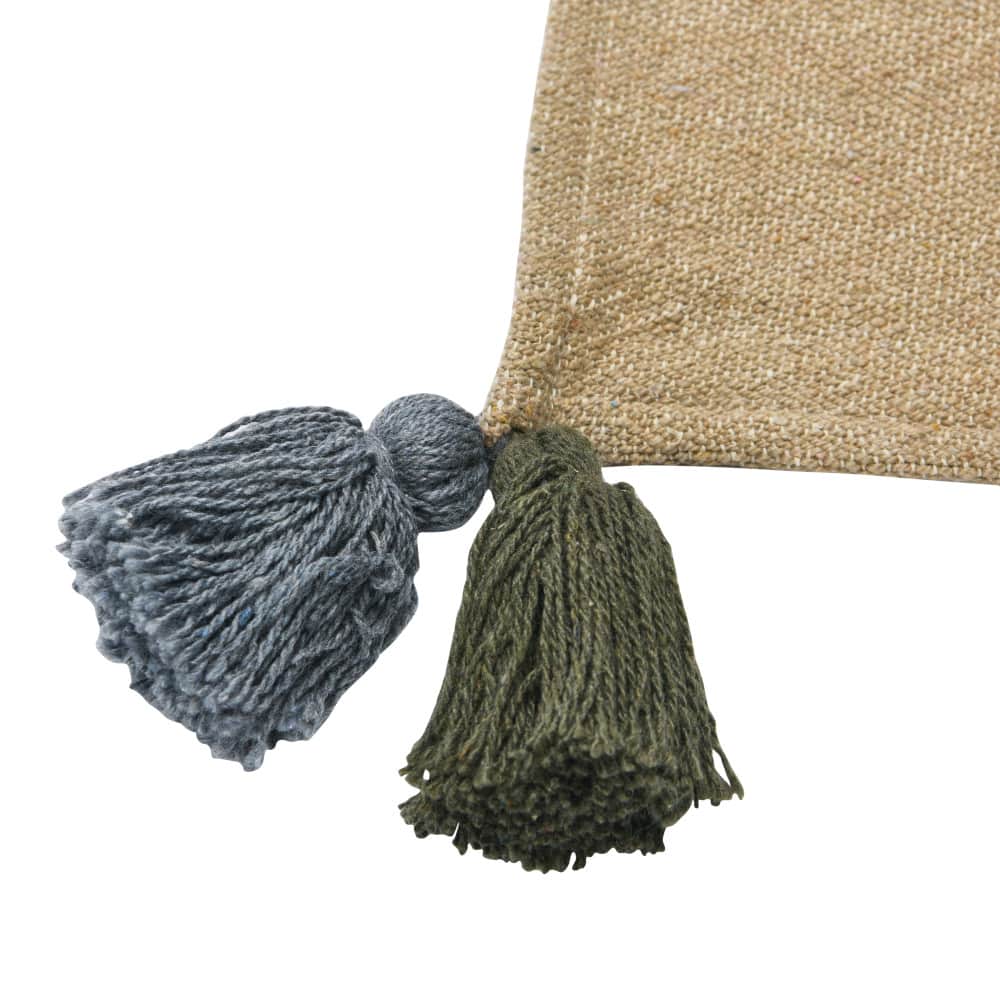 Hello Honey® Striped Cotton Throw Blanket with Tassels