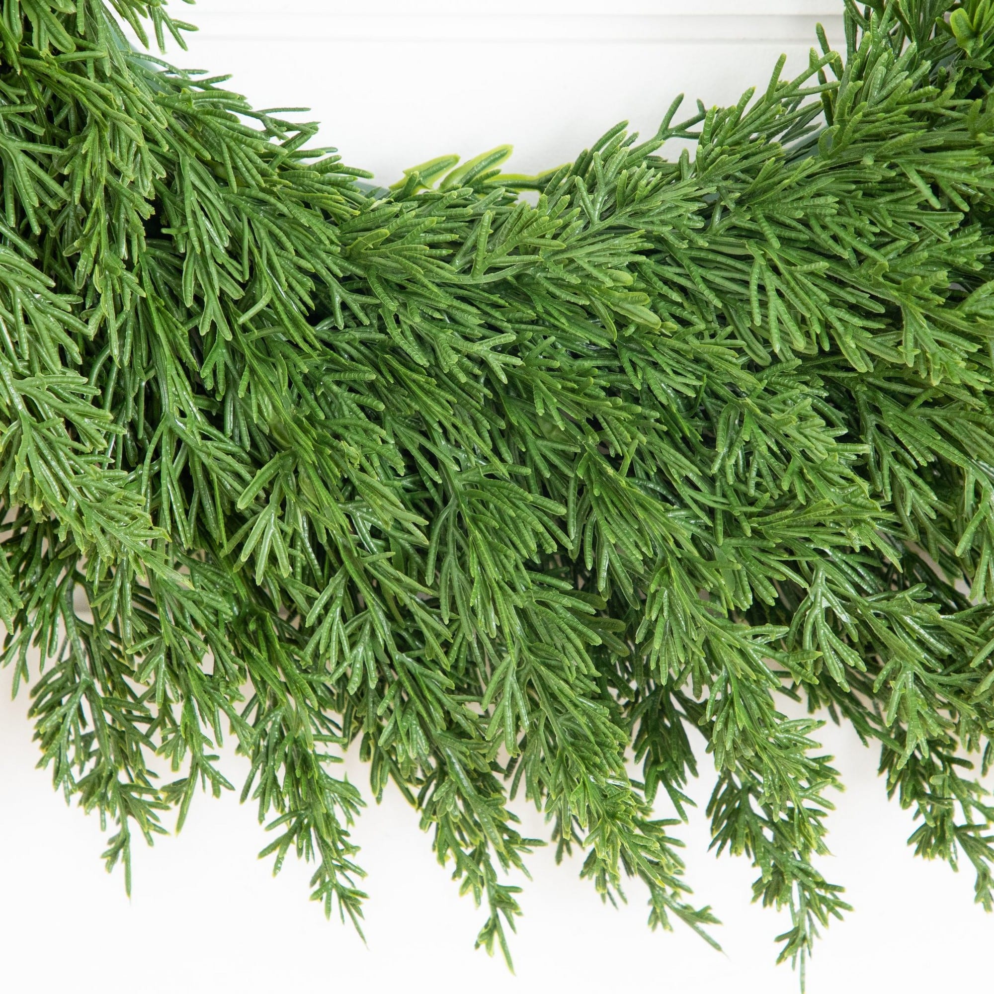 Nearly Natural 18" Artificial Real Touch Cedar Wreath