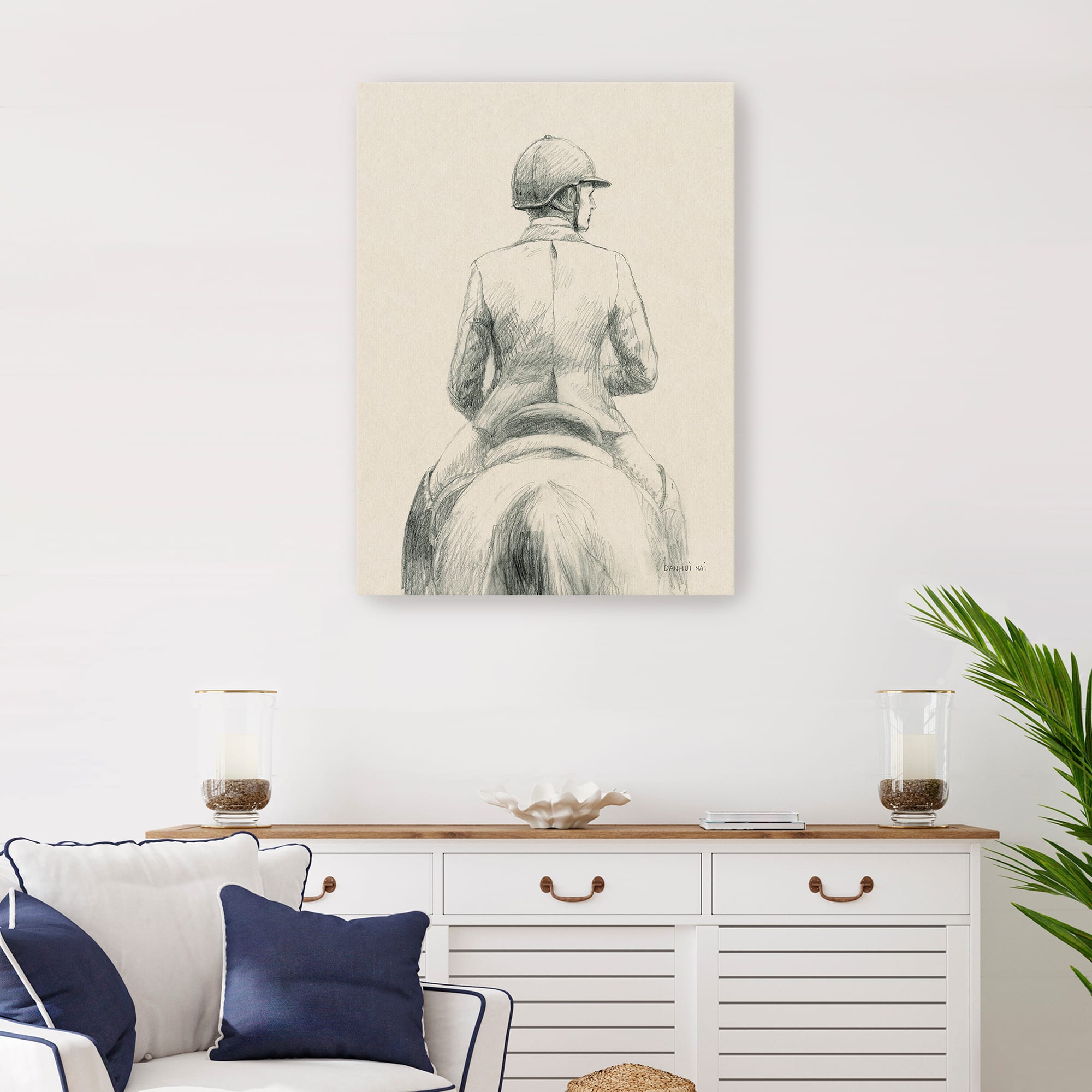 Lumaprints English Rider I Canvas Giclée Art