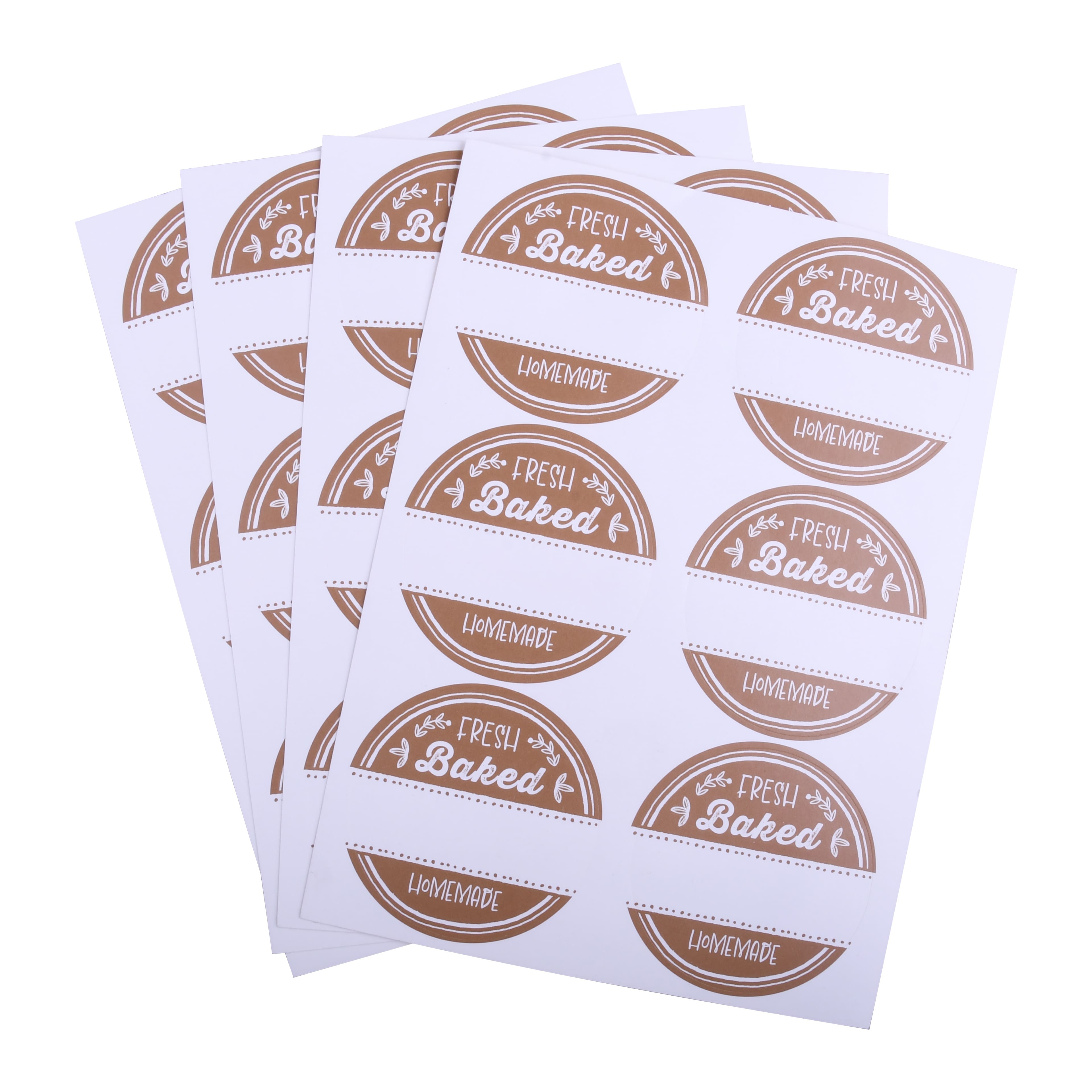 Kraft Fresh Baked Round Stickers, 24ct. by Makery™