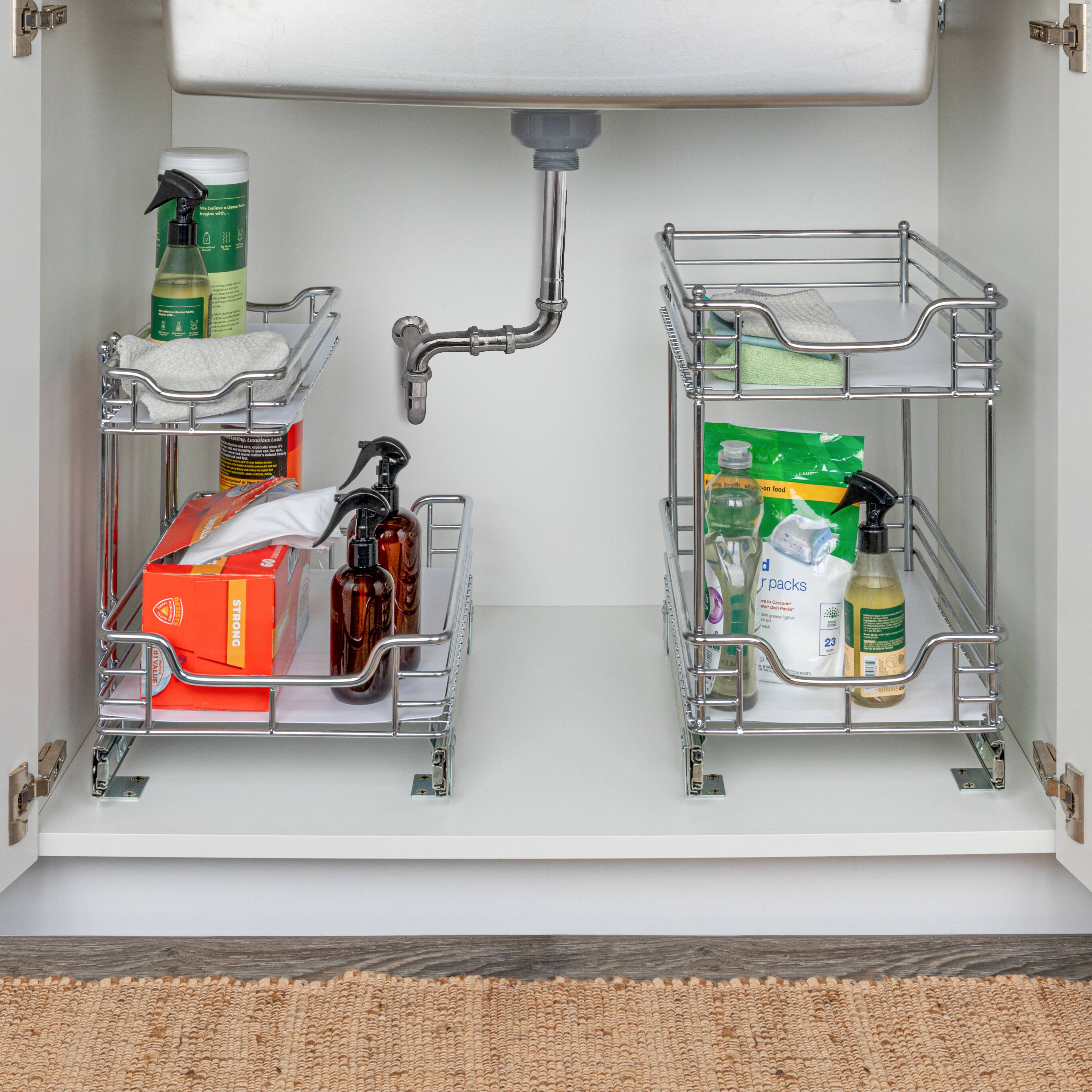 Household Essentials Glidez 2-Tier Cabinet Organizer