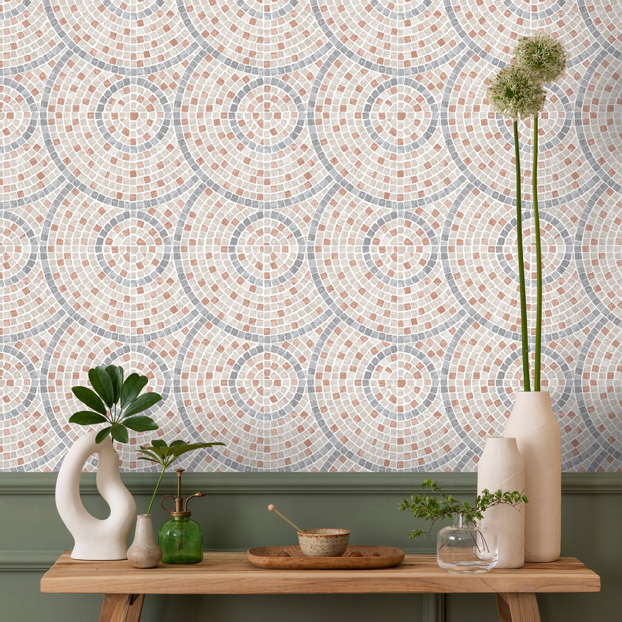 Designs Direct Mosaic Mirage Wallpaper