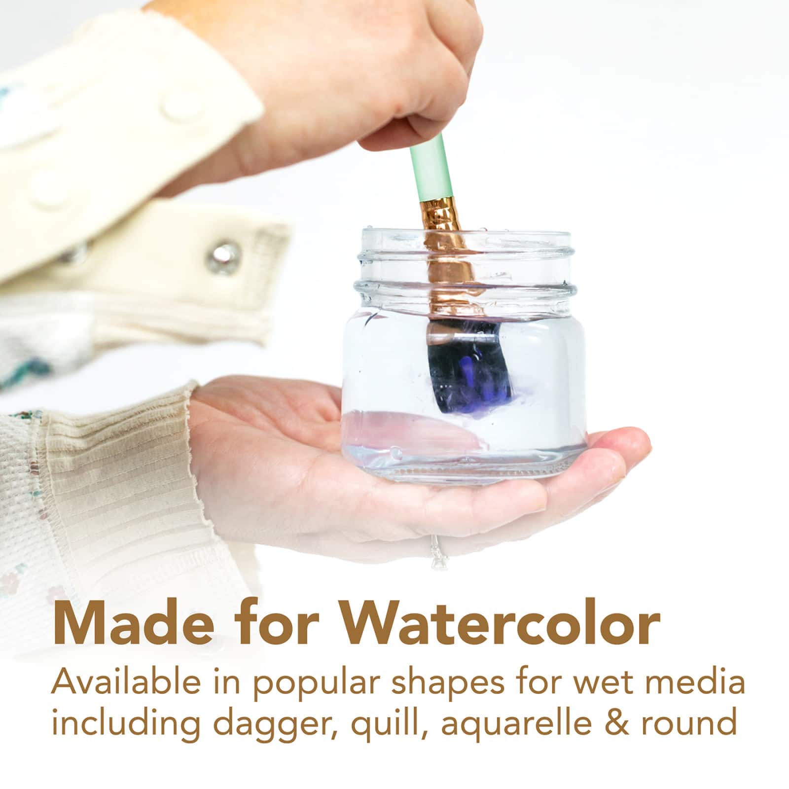 Princeton™ Neptune™ Synthetic Squirrel Watercolor Round Brush