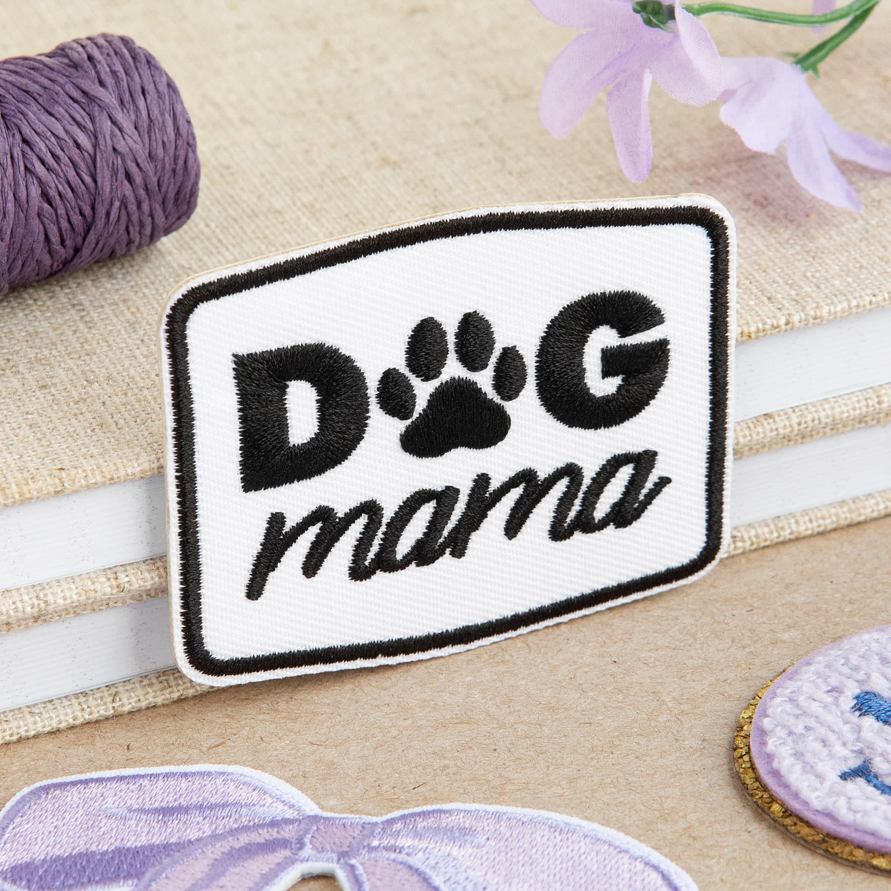 Iron-On & Adhesive Dog Mama Patch by Make Market®