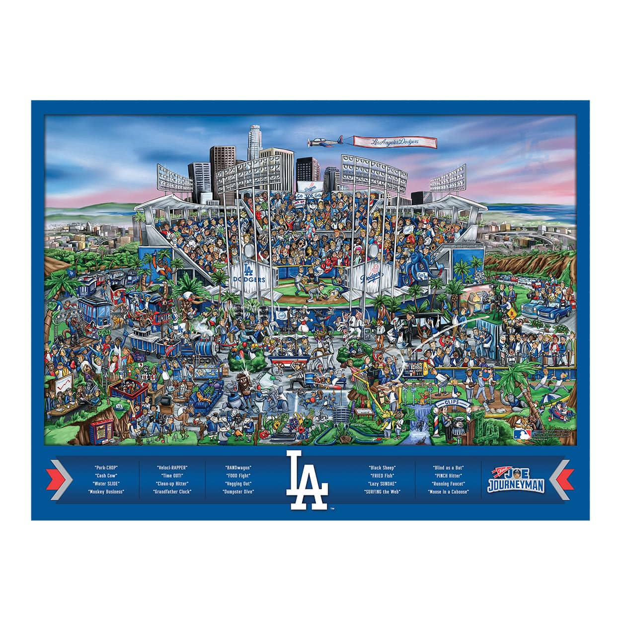 Joe Journeyman Los Angeles Dodgers™ 500 Piece Jigsaw Puzzle
