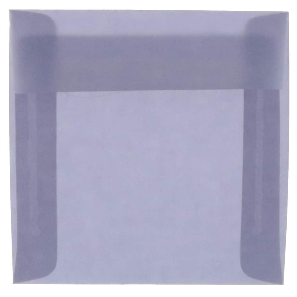 JAM Paper 5.5" x 5.5" Square Translucent Vellum Invitation Envelopes, 50ct.