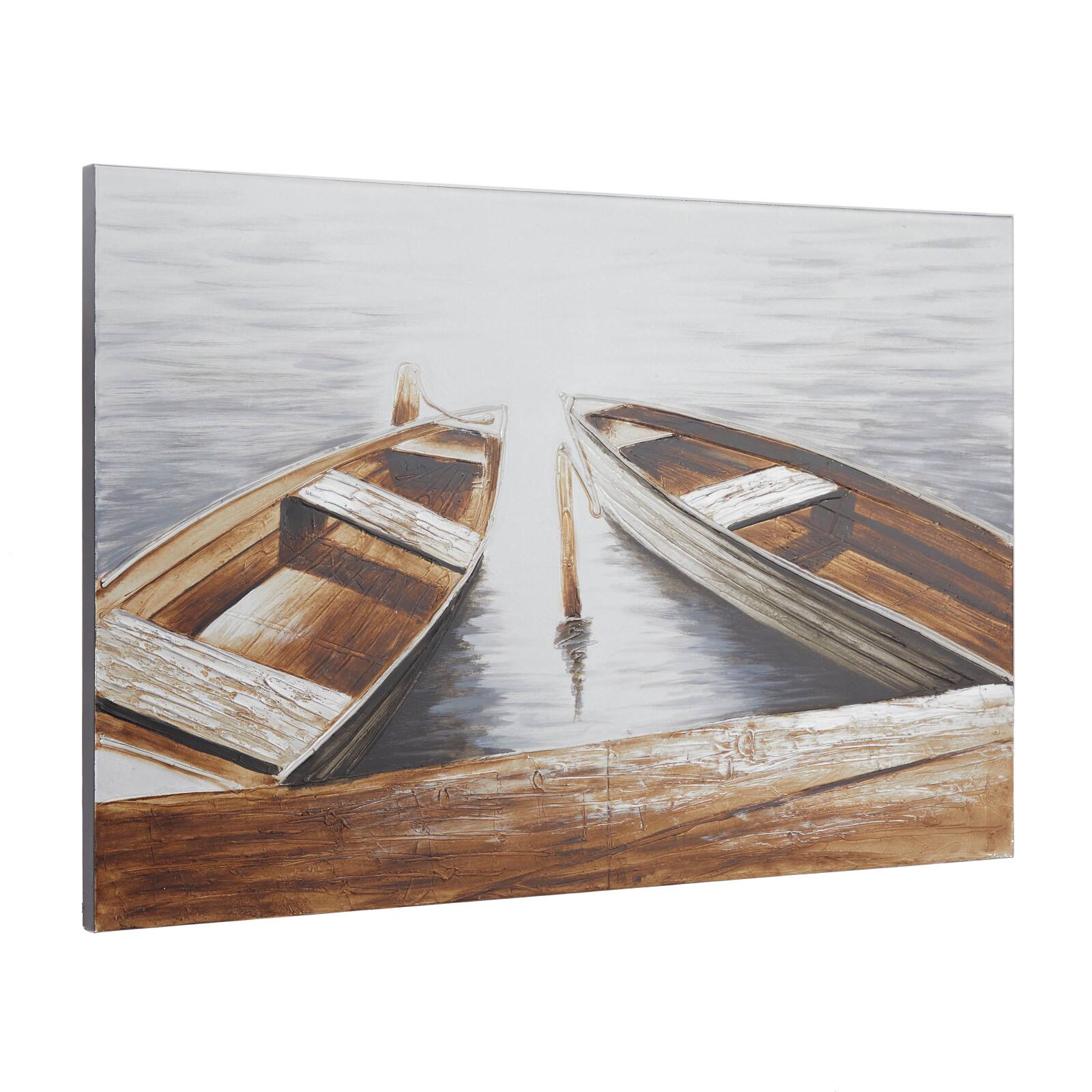 Brown Fir Coastal Wall Art, 32" x 47" x 2"