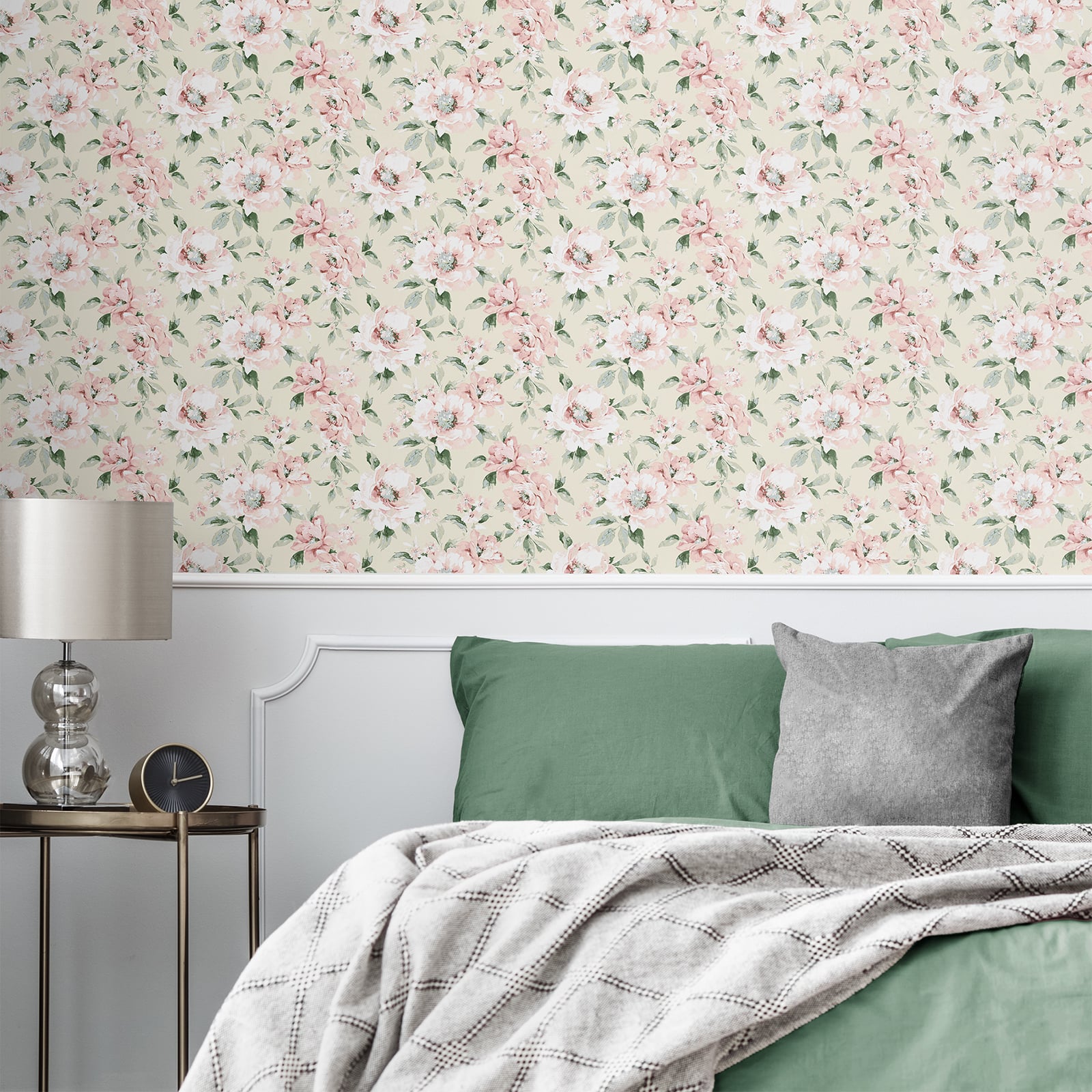 Surface Style Whispery Floral Peel & Stick Wallpaper
