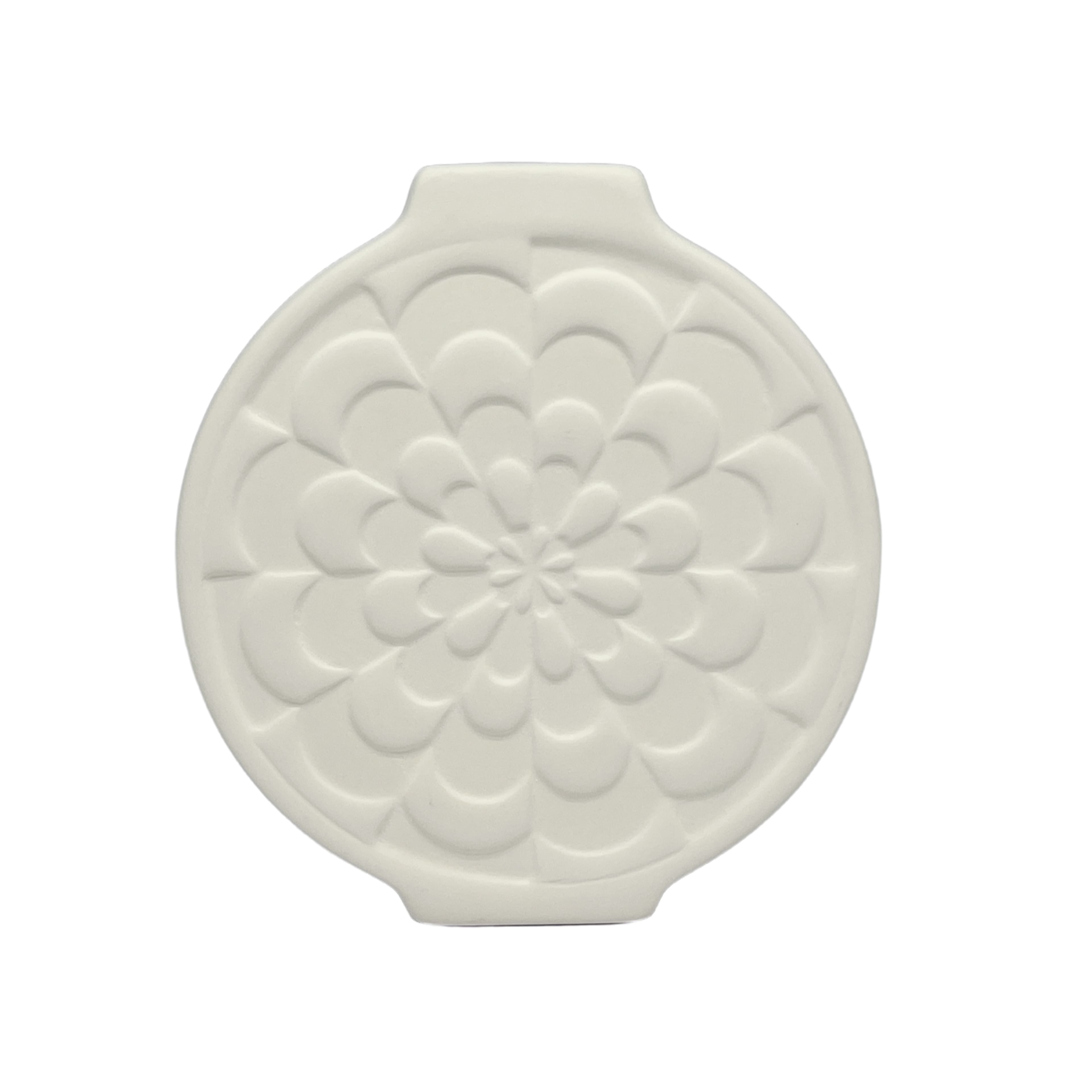 Jonathan Adler x Michaels 7.25" Embossed Flower DIY Round Ceramic Vase