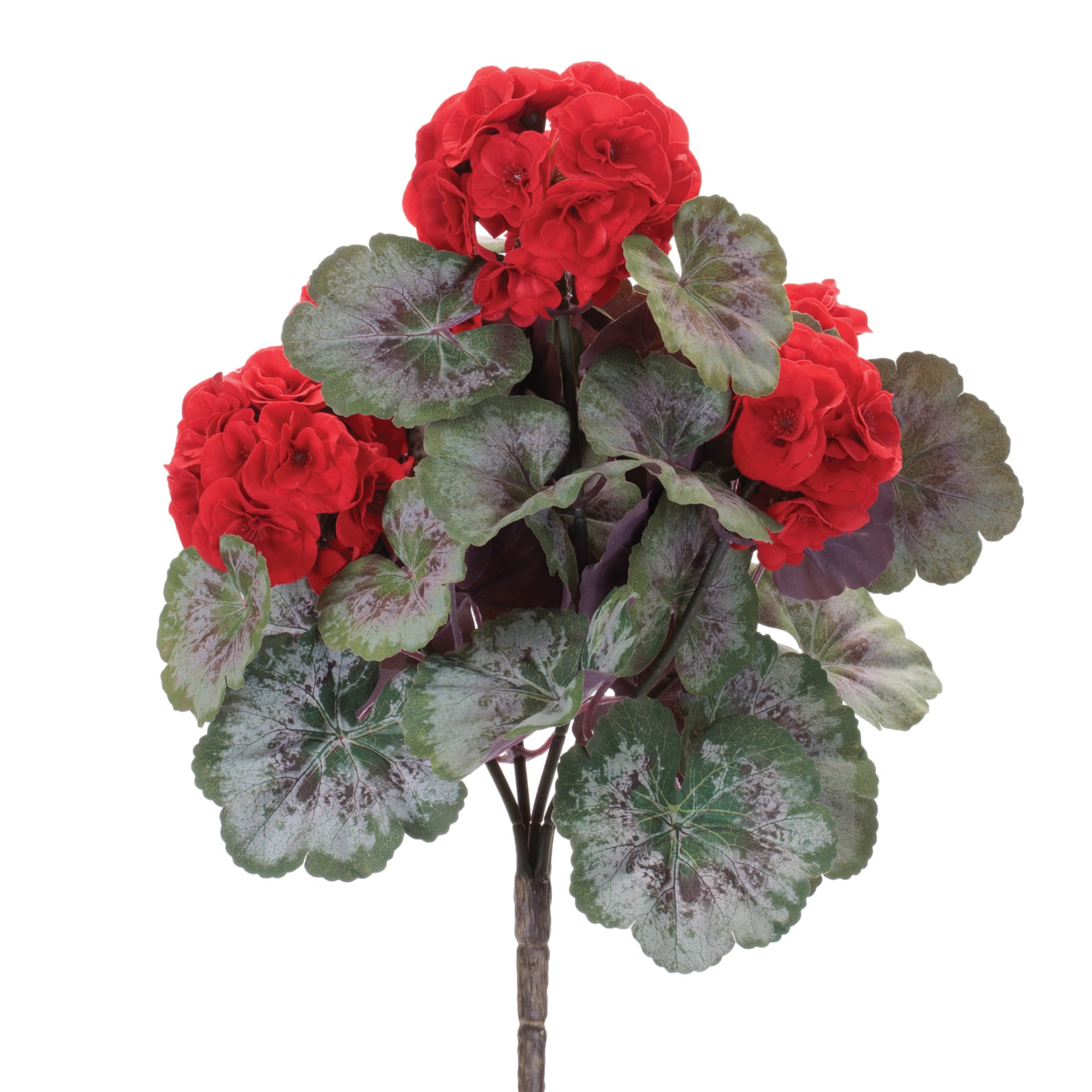 17.5" Geranium Floral Bushes, 2ct.